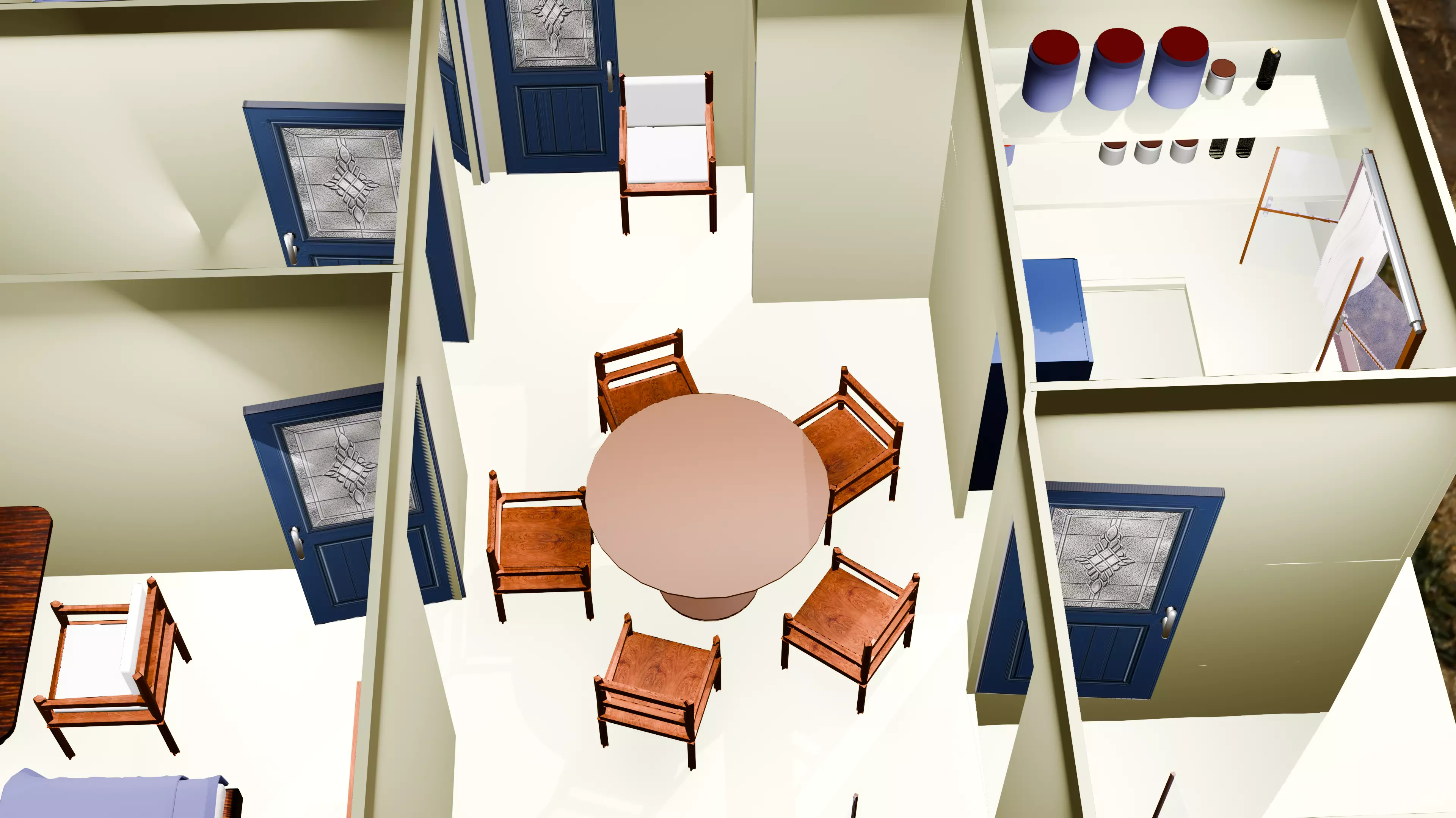 Modern Home Pack And Low Poly House Collection Low-poly 3D model_13