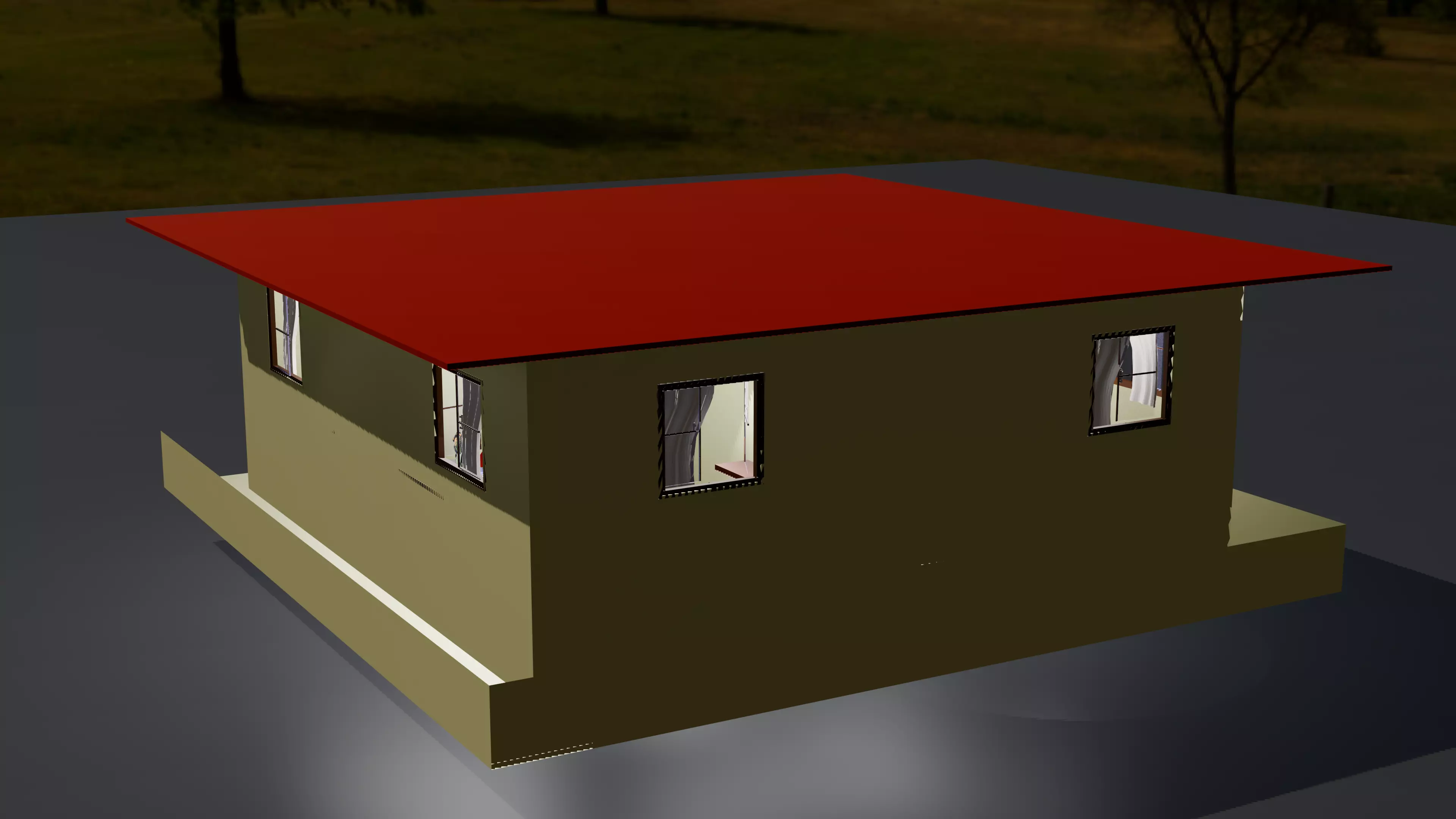 Modern Home Pack And Low Poly House Collection Low-poly 3D model_38