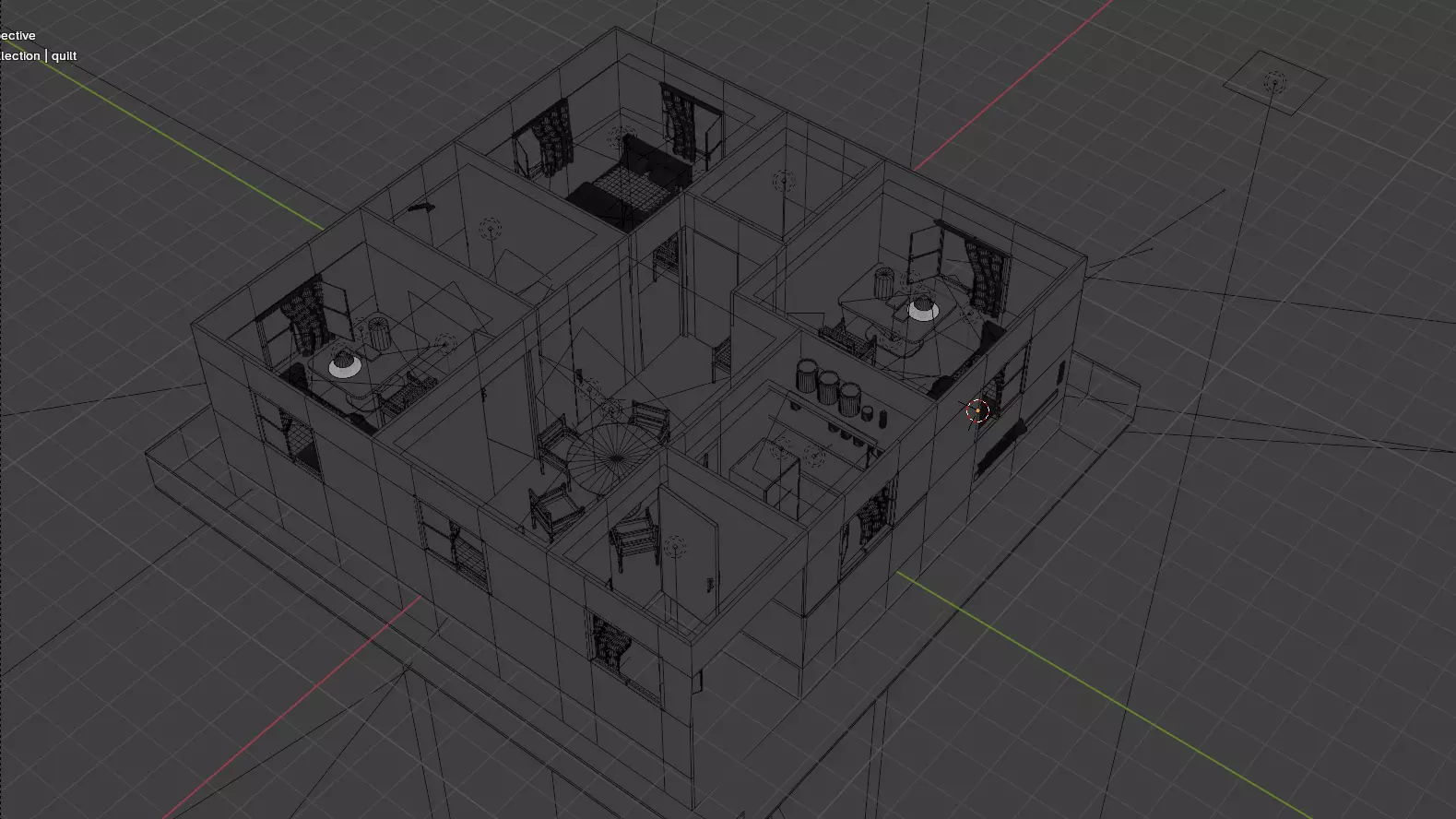 Modern Home Pack And Low Poly House Collection Low-poly 3D model_35