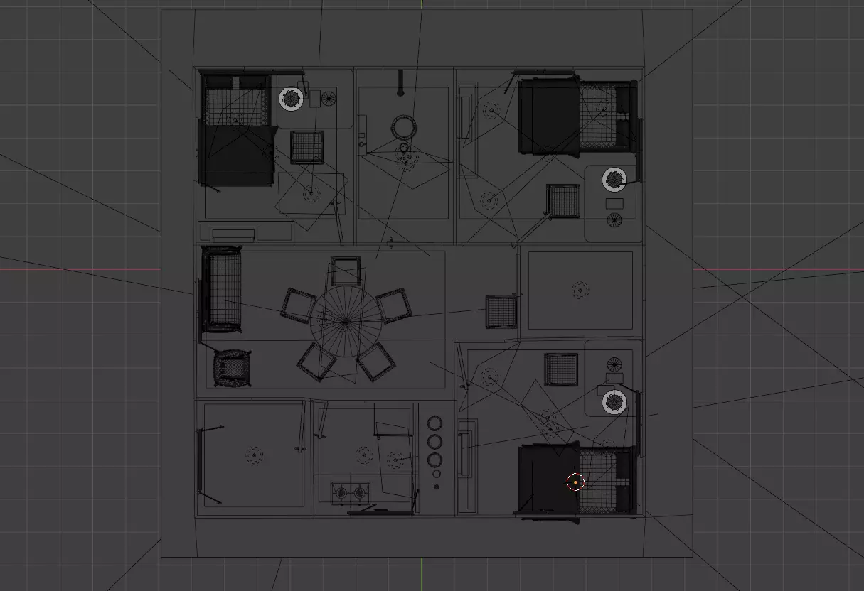 Modern Home Pack And Low Poly House Collection Low-poly 3D model_36