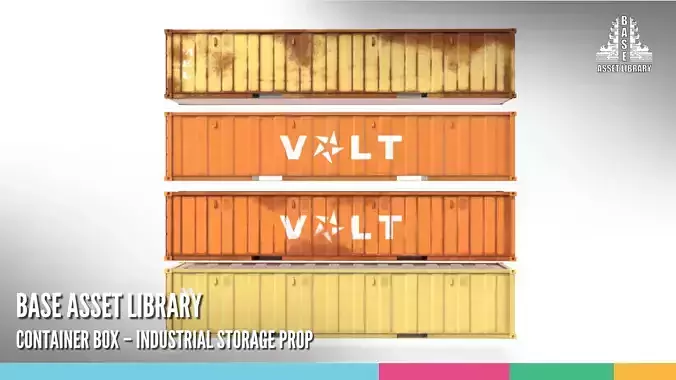 Container Box Industrial Storage Prop