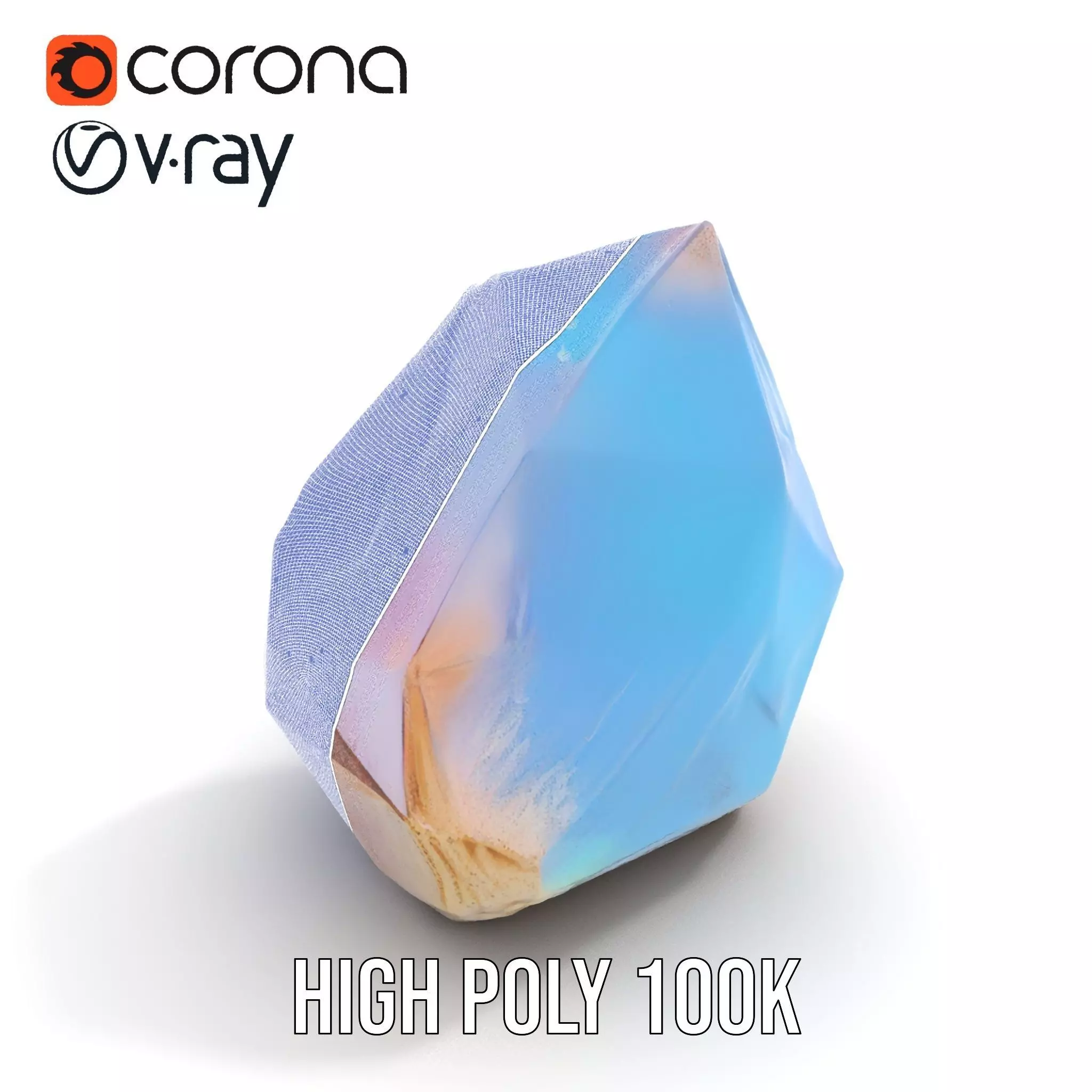 Iridescent Crystal Gem model pack Texture_31