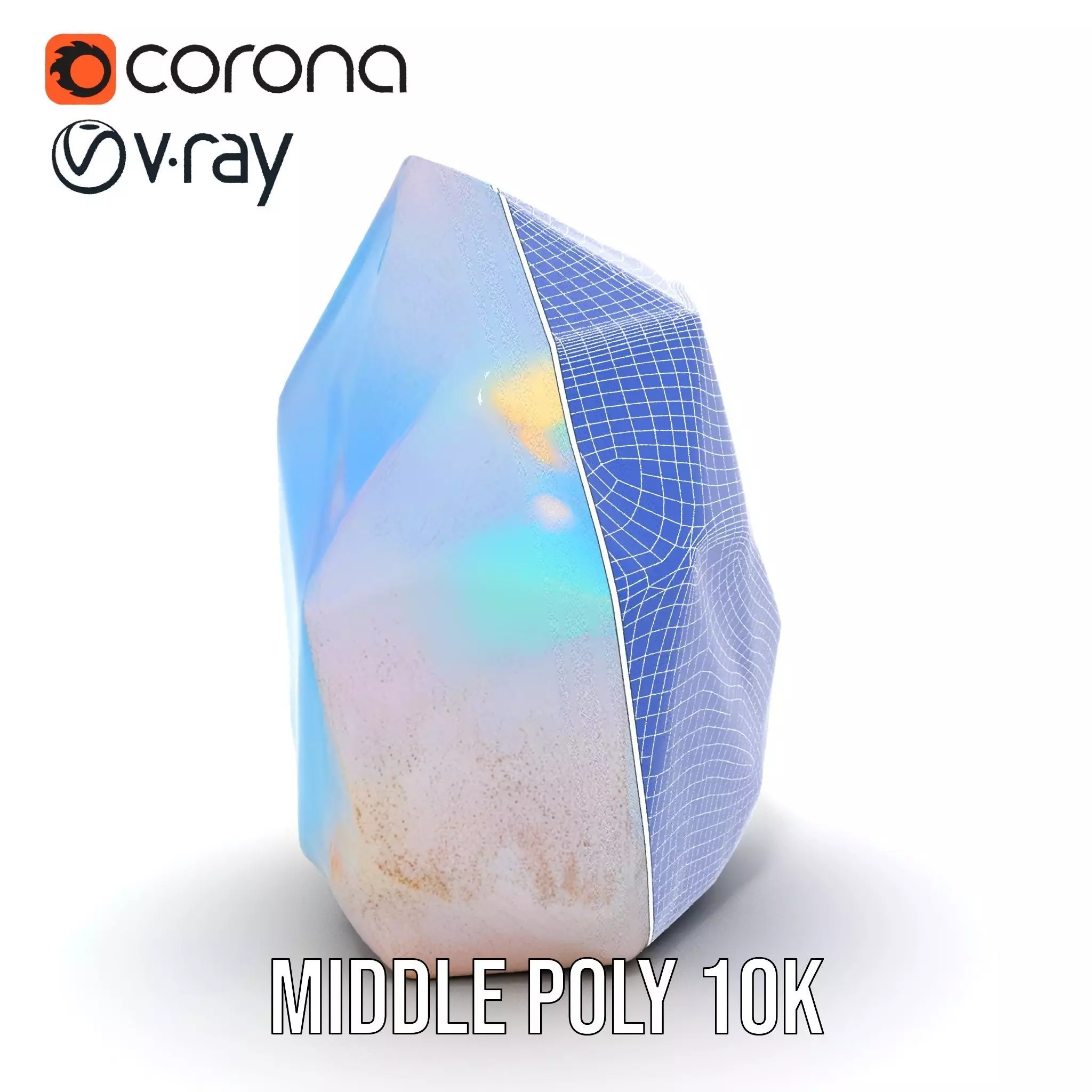 Iridescent Crystal Gem model pack Texture_29