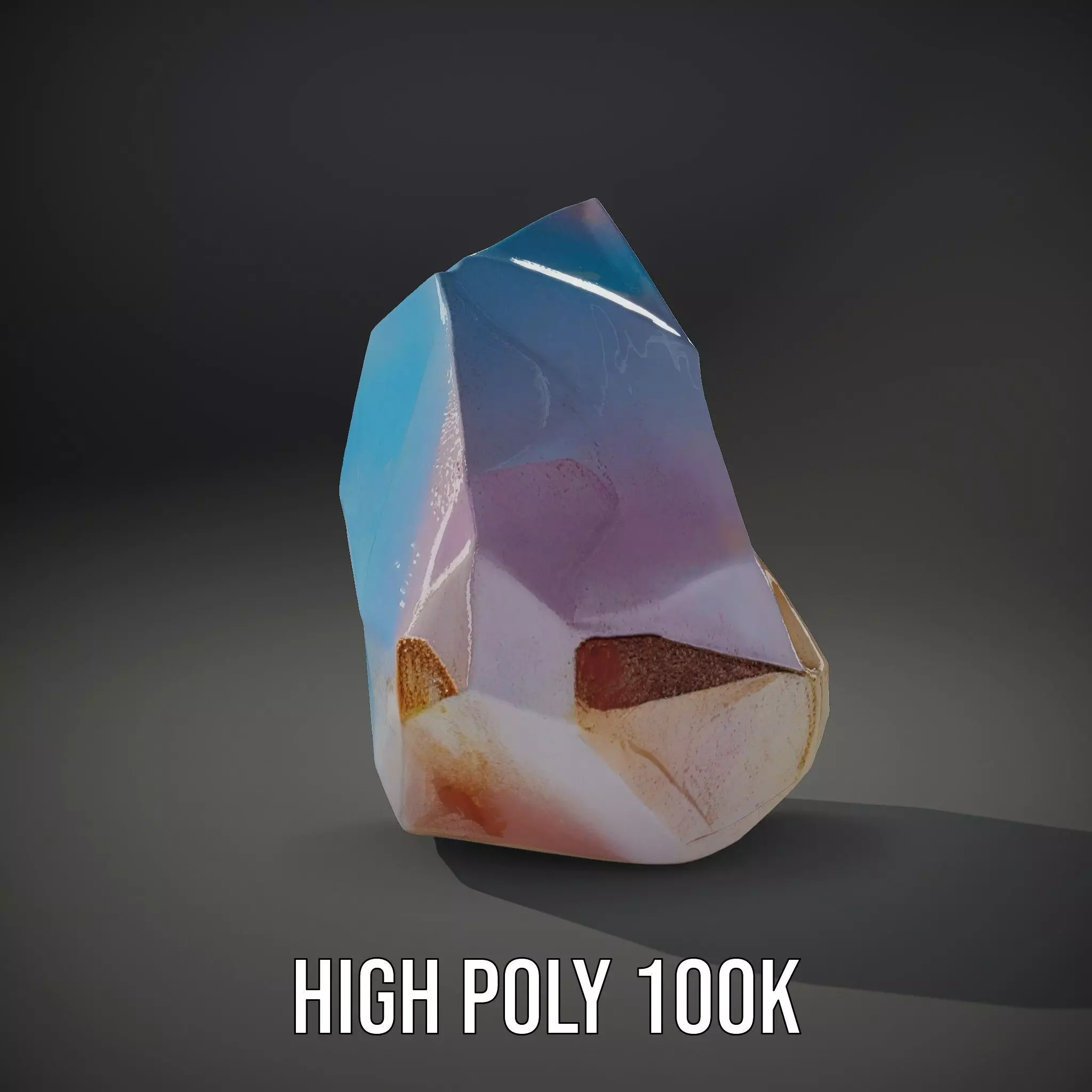 Iridescent Crystal Gem model pack Texture_10