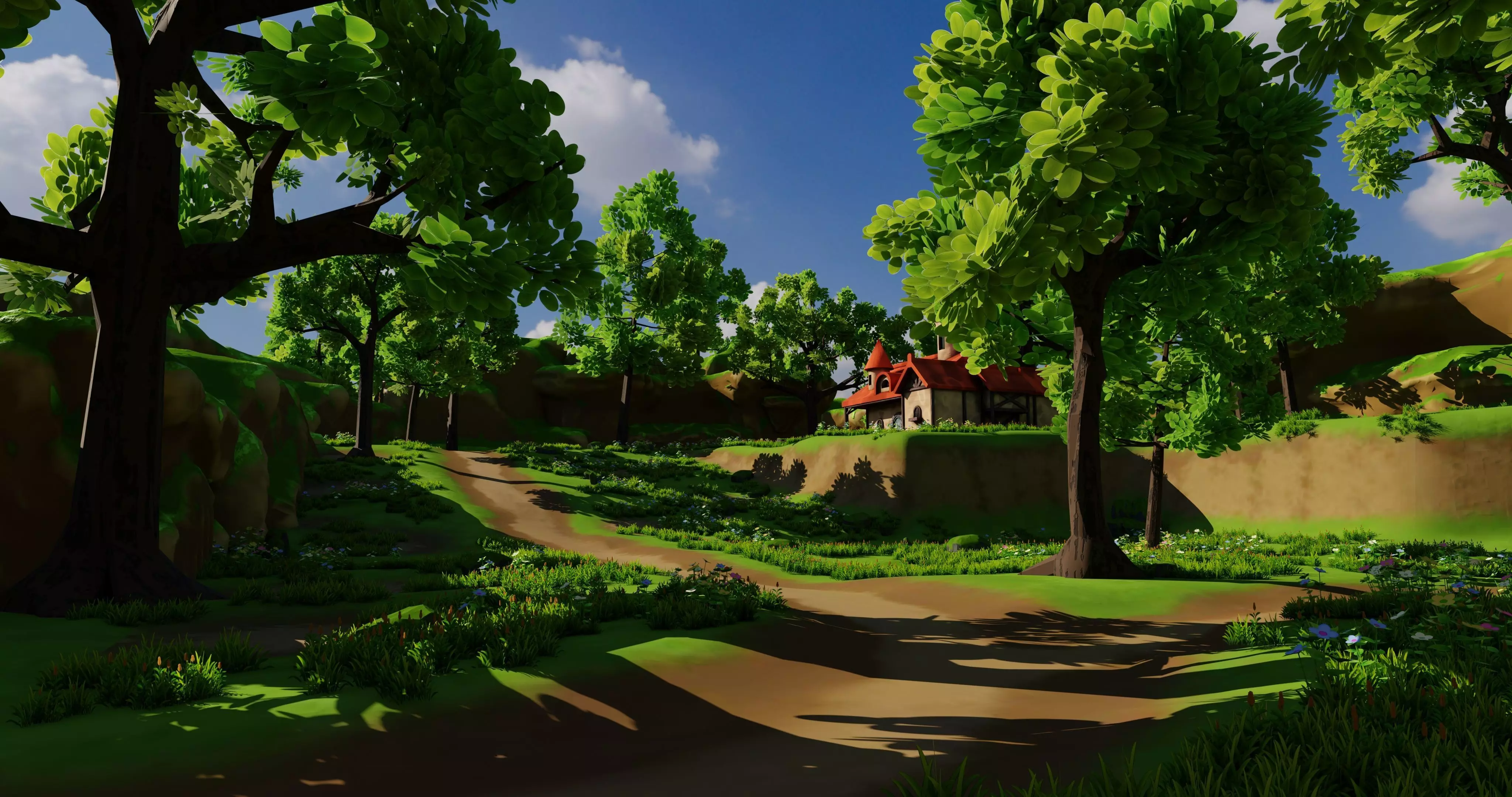 House 8 With Environment 3D model_10