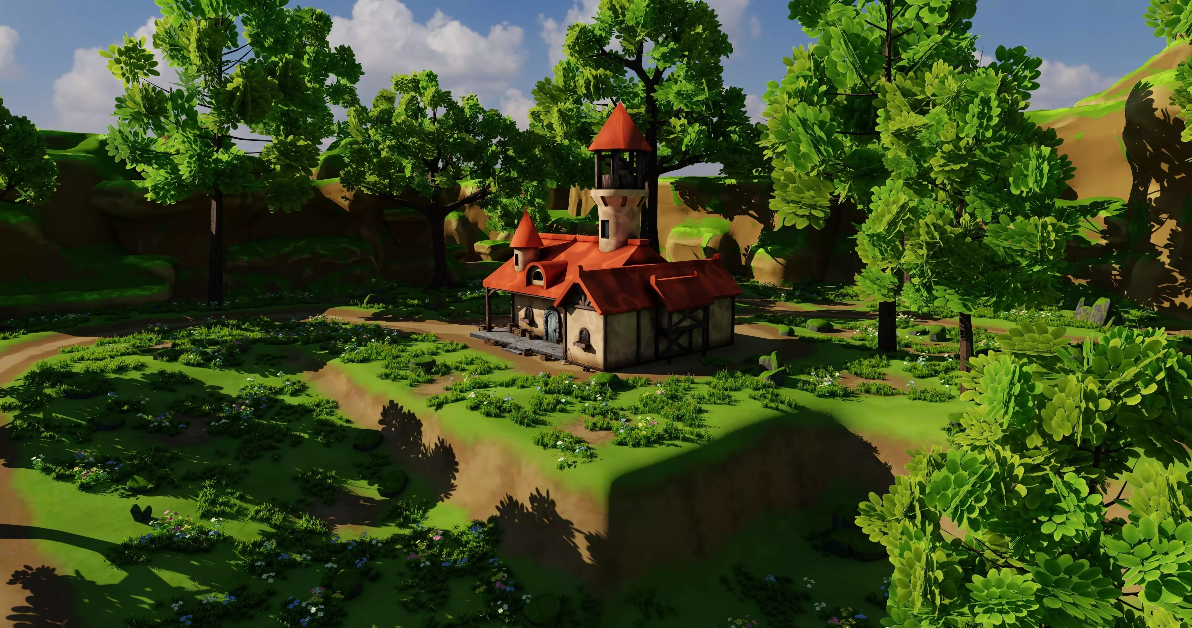 House 8 With Environment 3D model_13