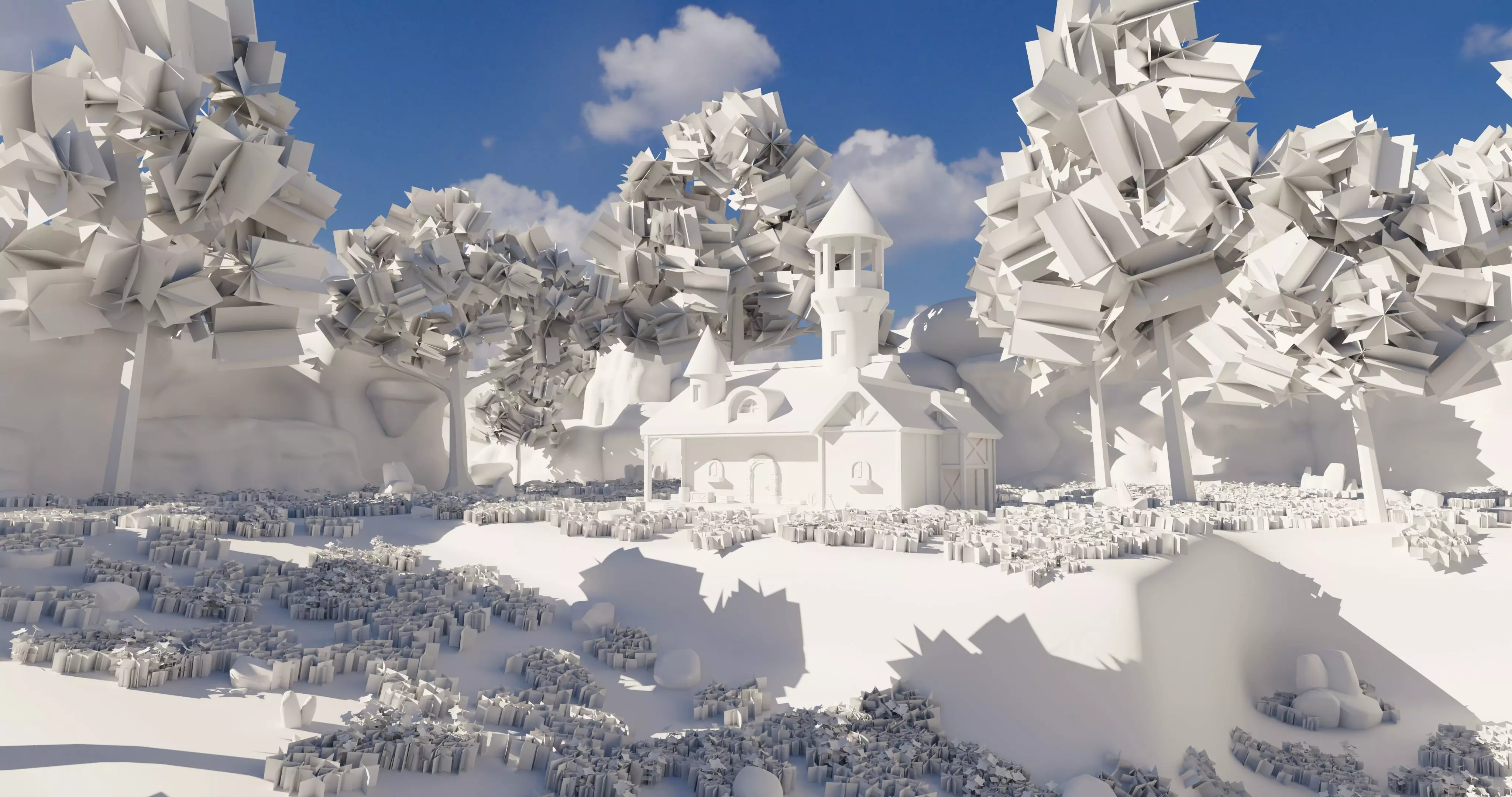 House 8 With Environment 3D model_16