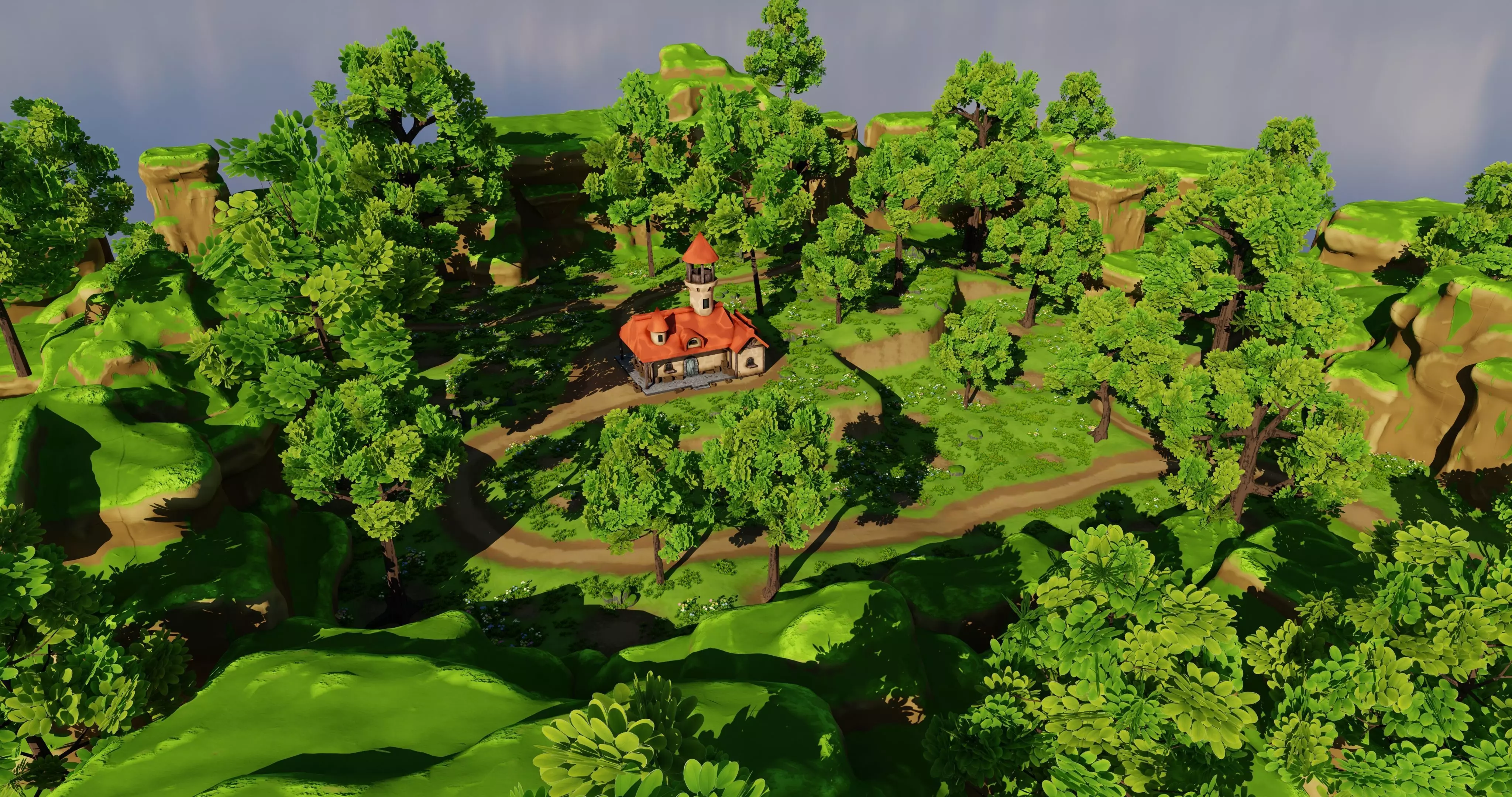 House 8 With Environment 3D model_9