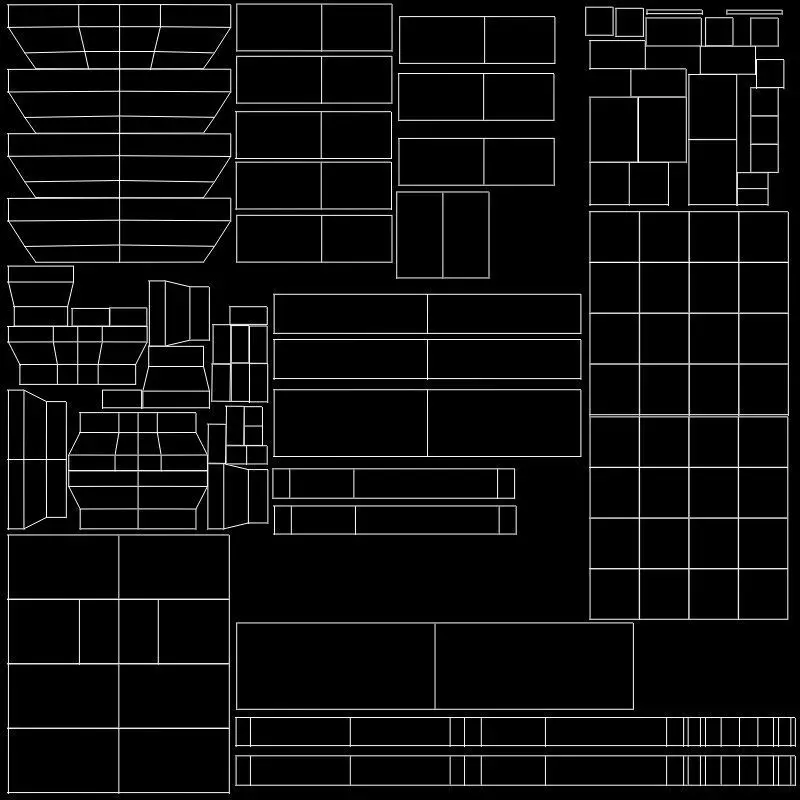 City Buildings Modular Urban Architecture Pack 3D model_10