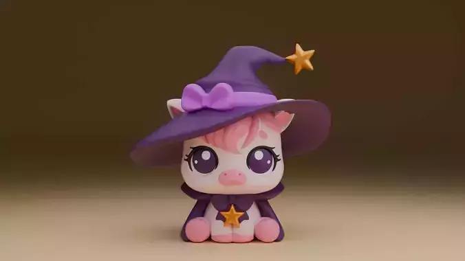 Halloween unicorn figure 