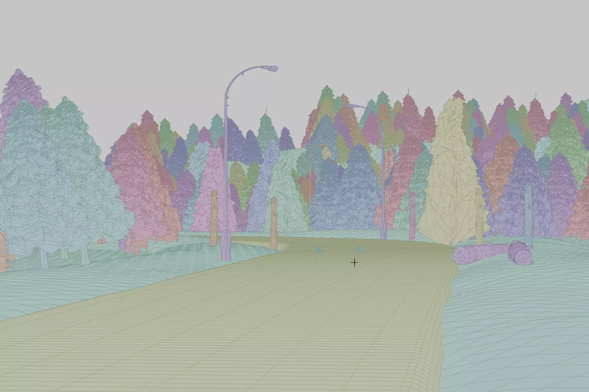 Snowy Highway 3D model_13