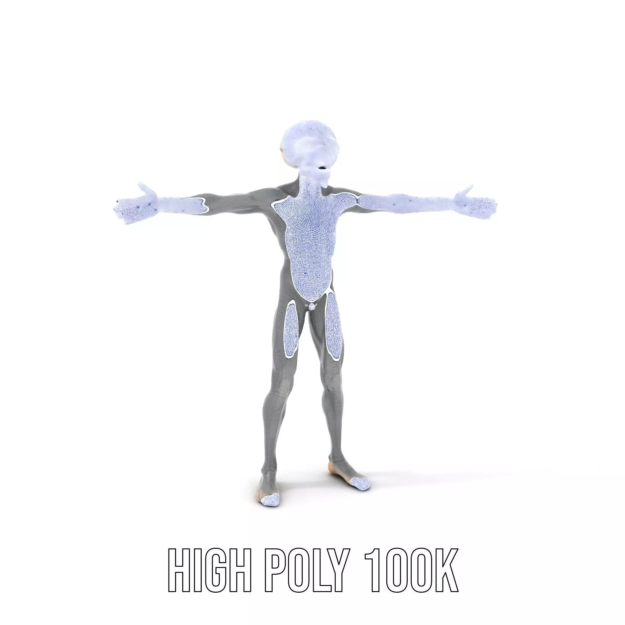 Alien Creature SciFi model pack Low-poly 3D model_4