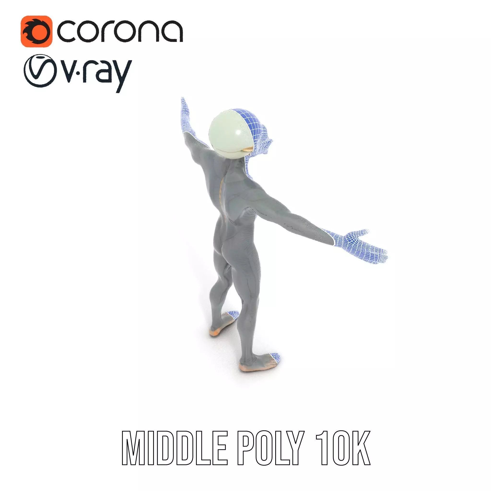 Alien Creature SciFi model pack Low-poly 3D model_24