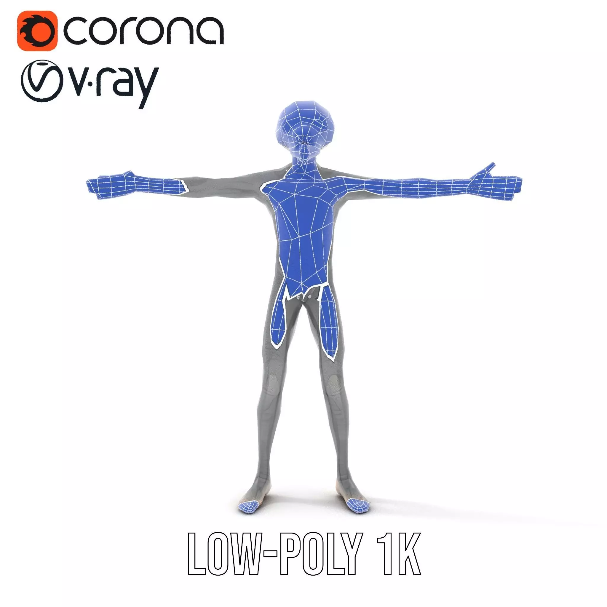 Alien Creature SciFi model pack Low-poly 3D model_19