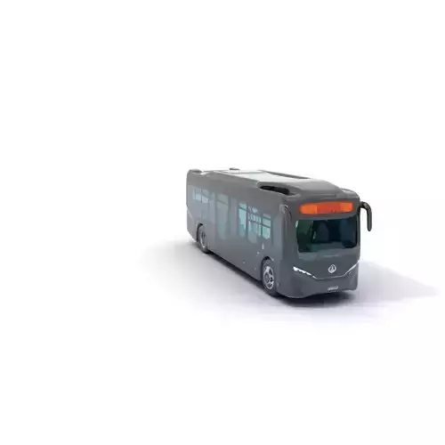 Modern Urban Bus model pack Low-poly 3D model