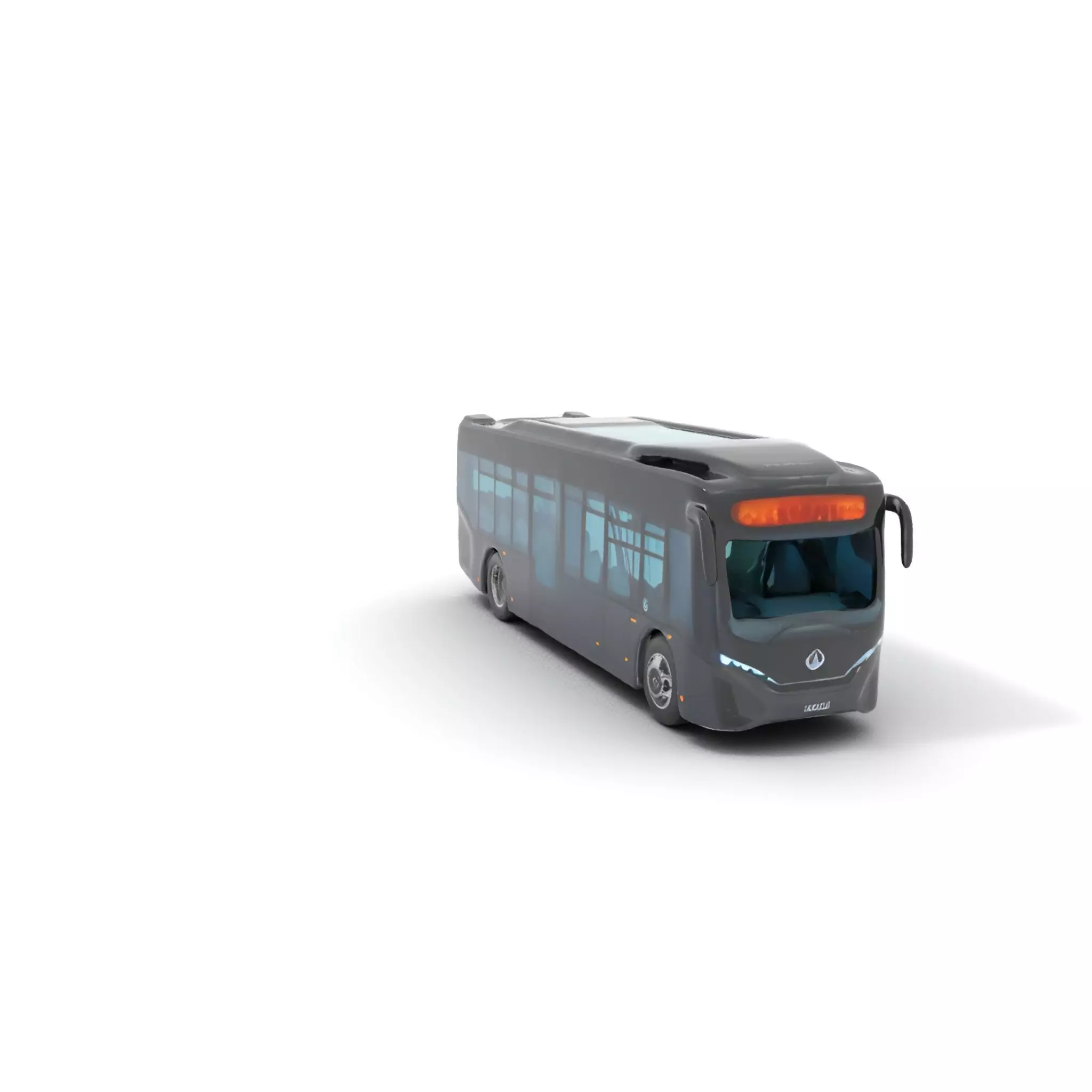Modern Urban Bus model pack Low-poly 3D model_0