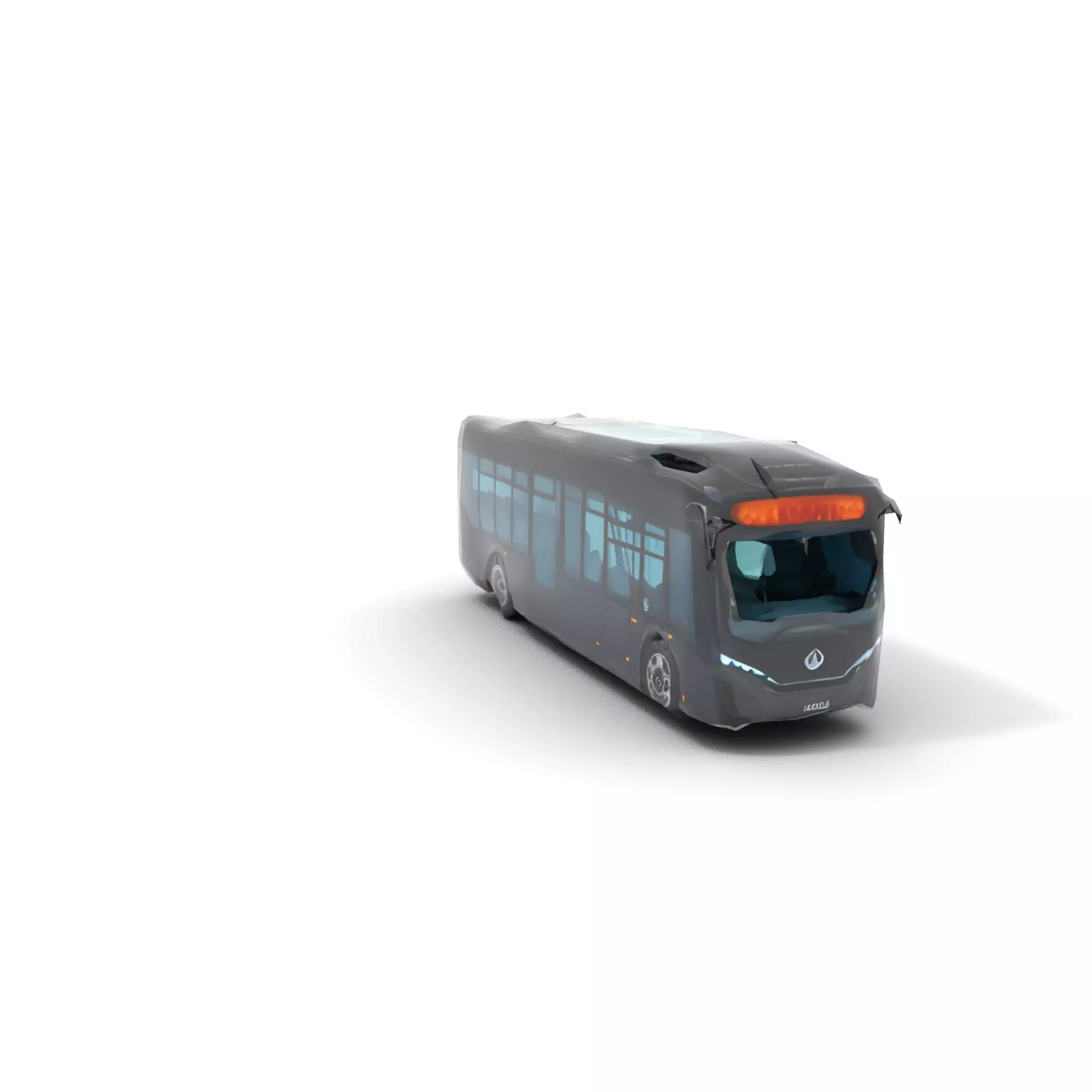 Modern Urban Bus model pack Low-poly 3D model_9
