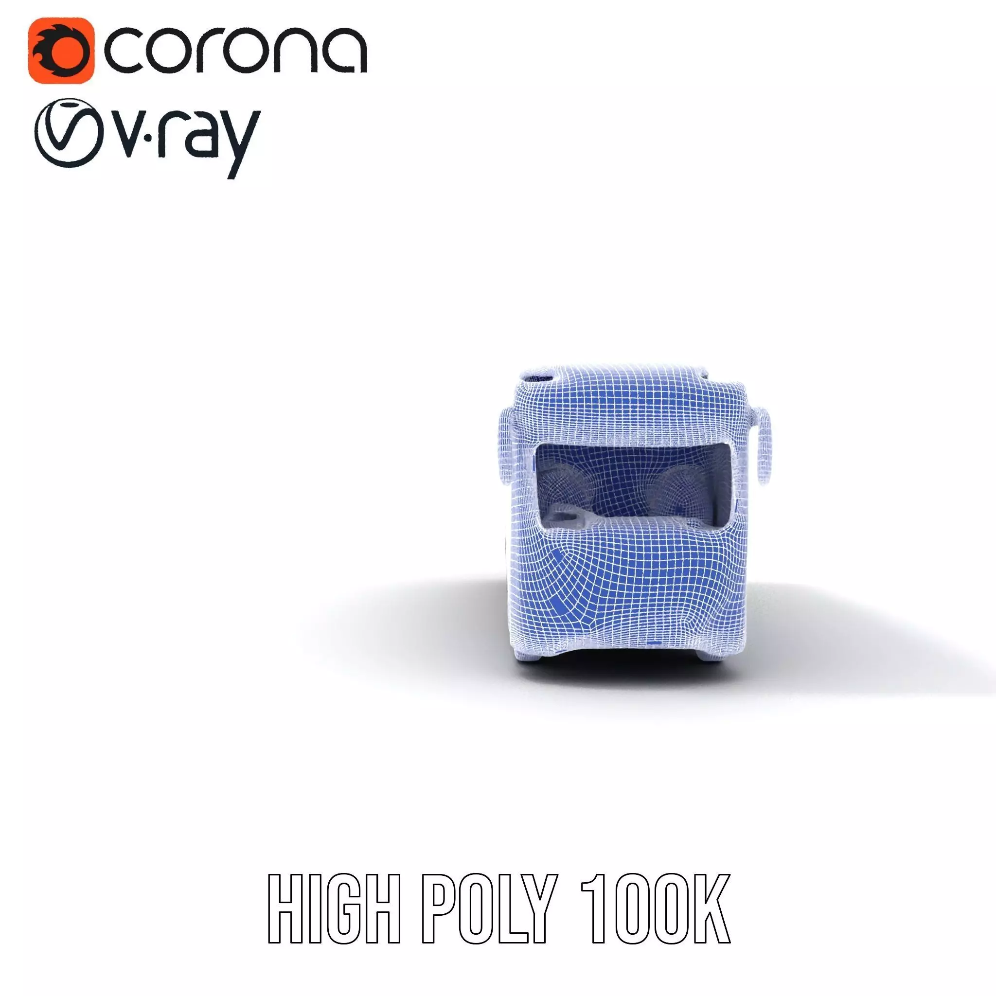 Modern Urban Bus model pack Low-poly 3D model_28