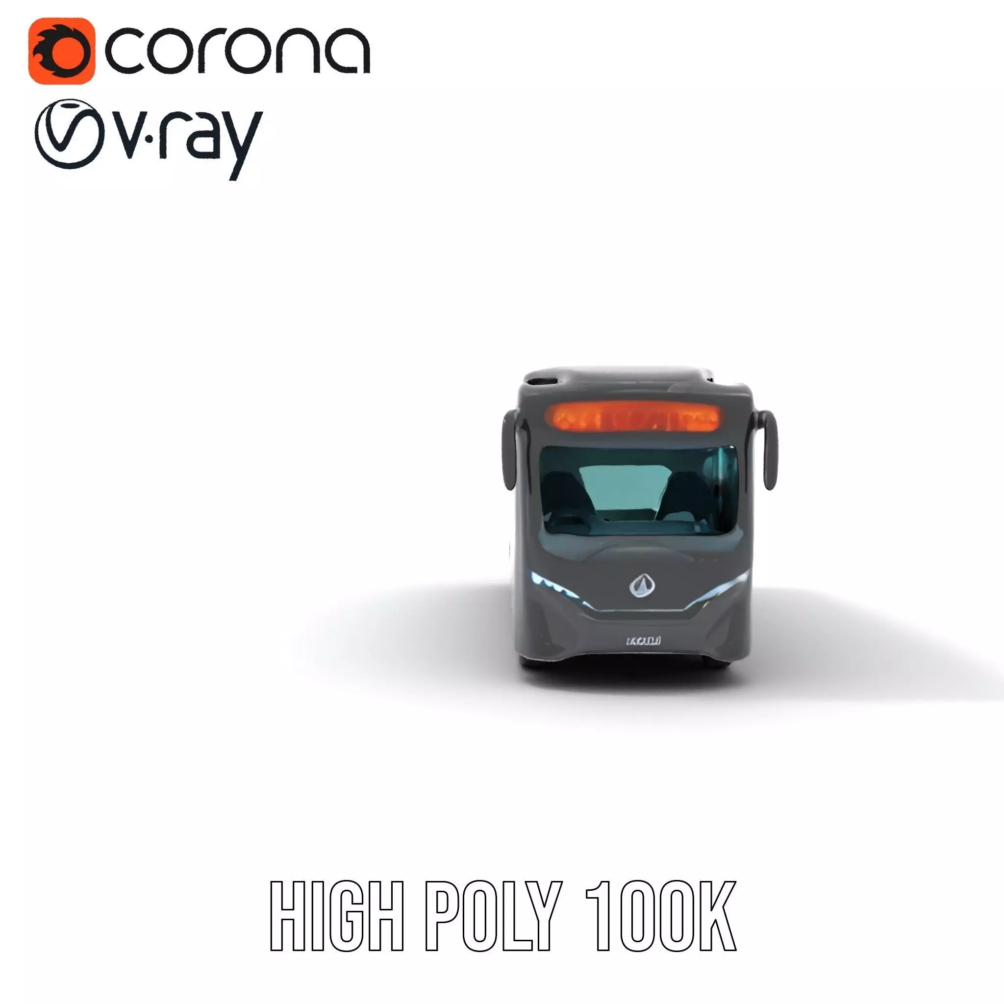 Modern Urban Bus model pack Low-poly 3D model_31