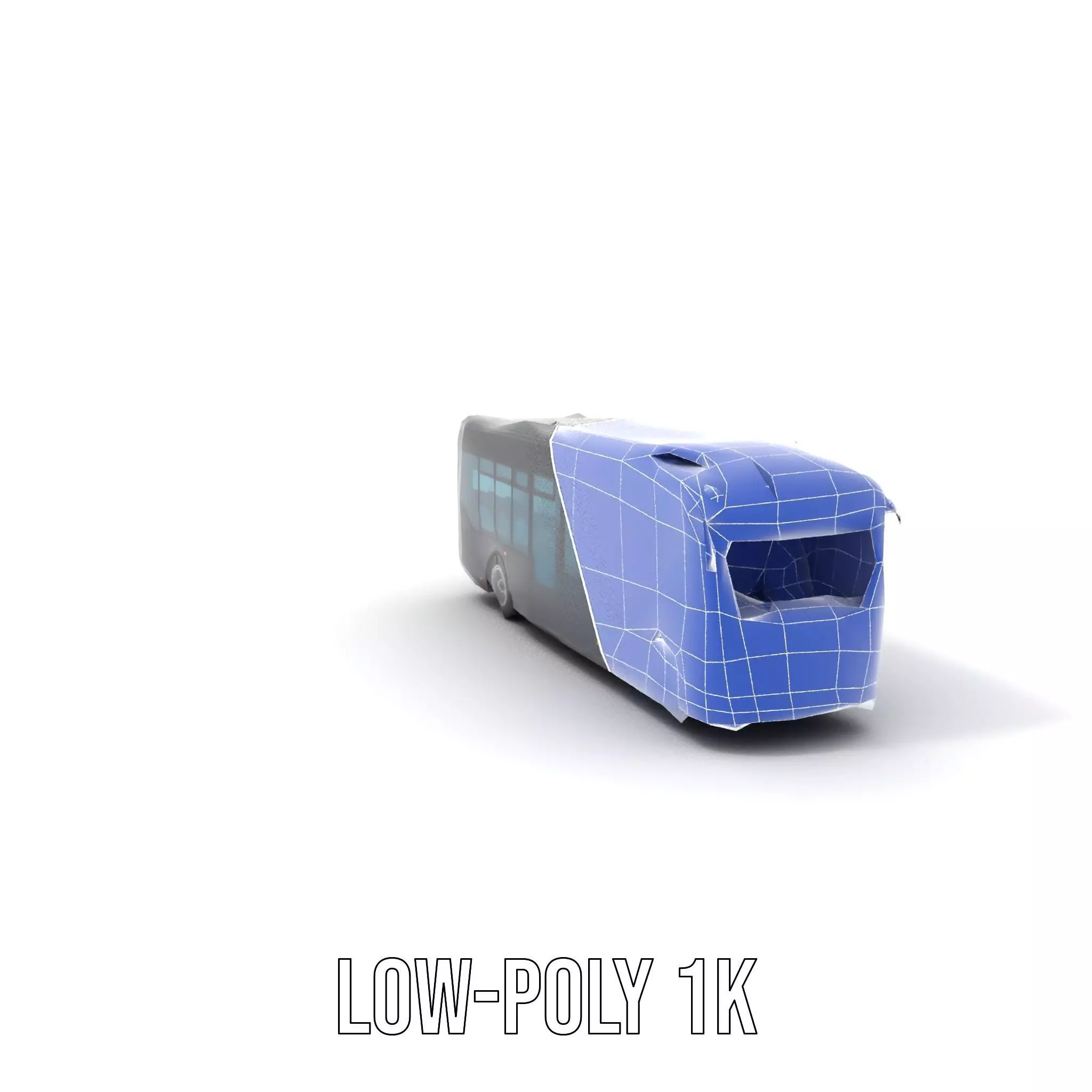 Modern Urban Bus model pack Low-poly 3D model_22