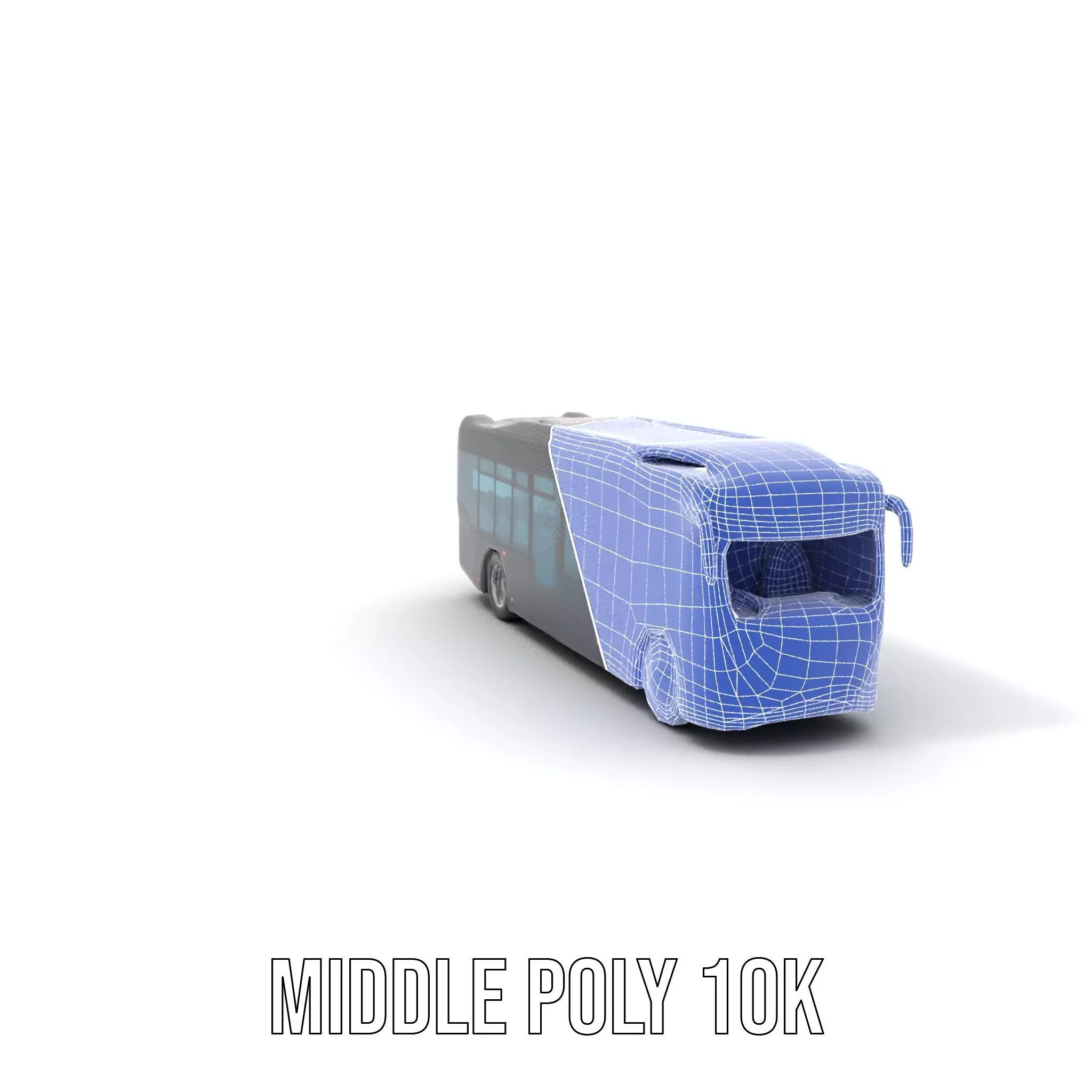 Modern Urban Bus model pack Low-poly 3D model_24