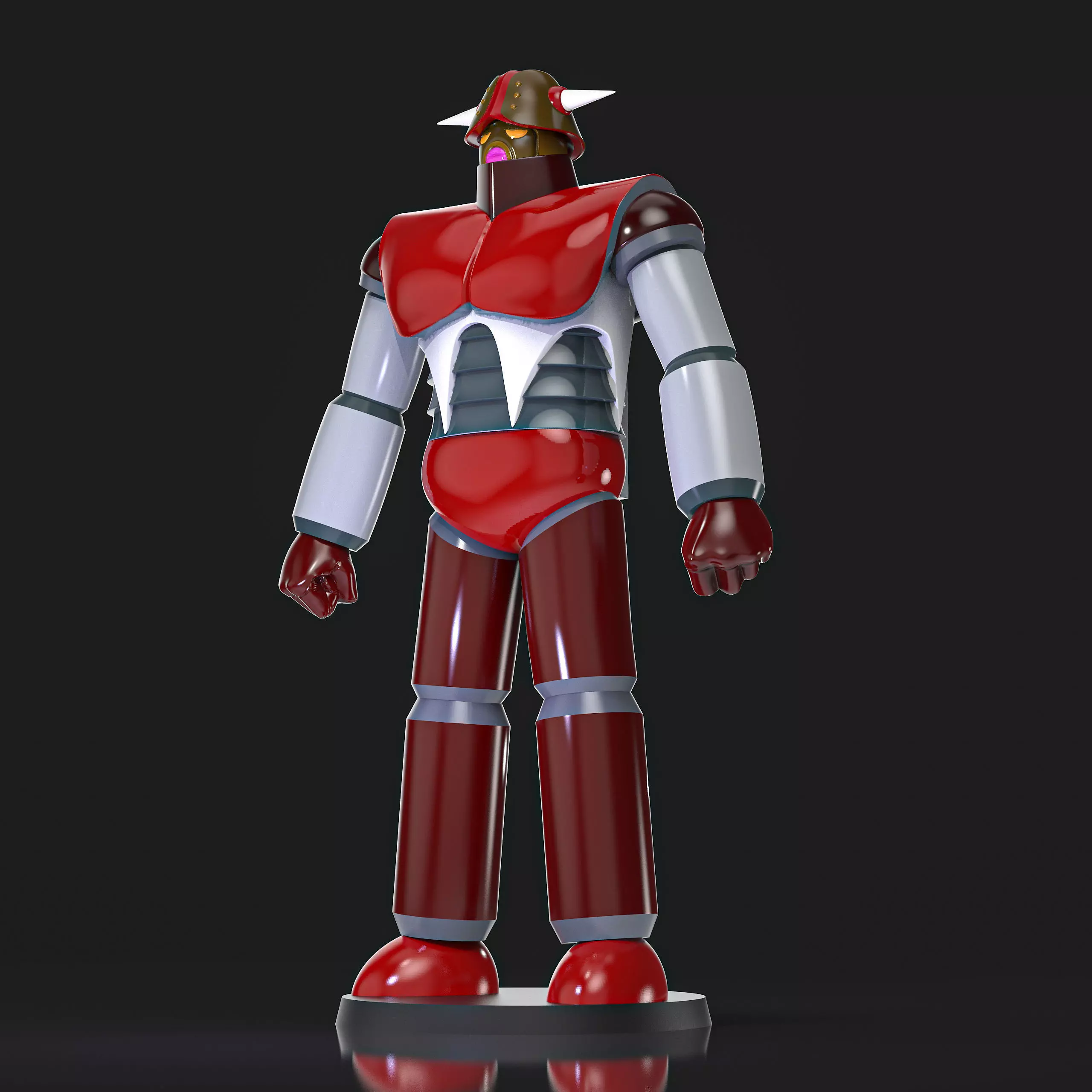 Balmos Q Mazinger Z 3D print model_3