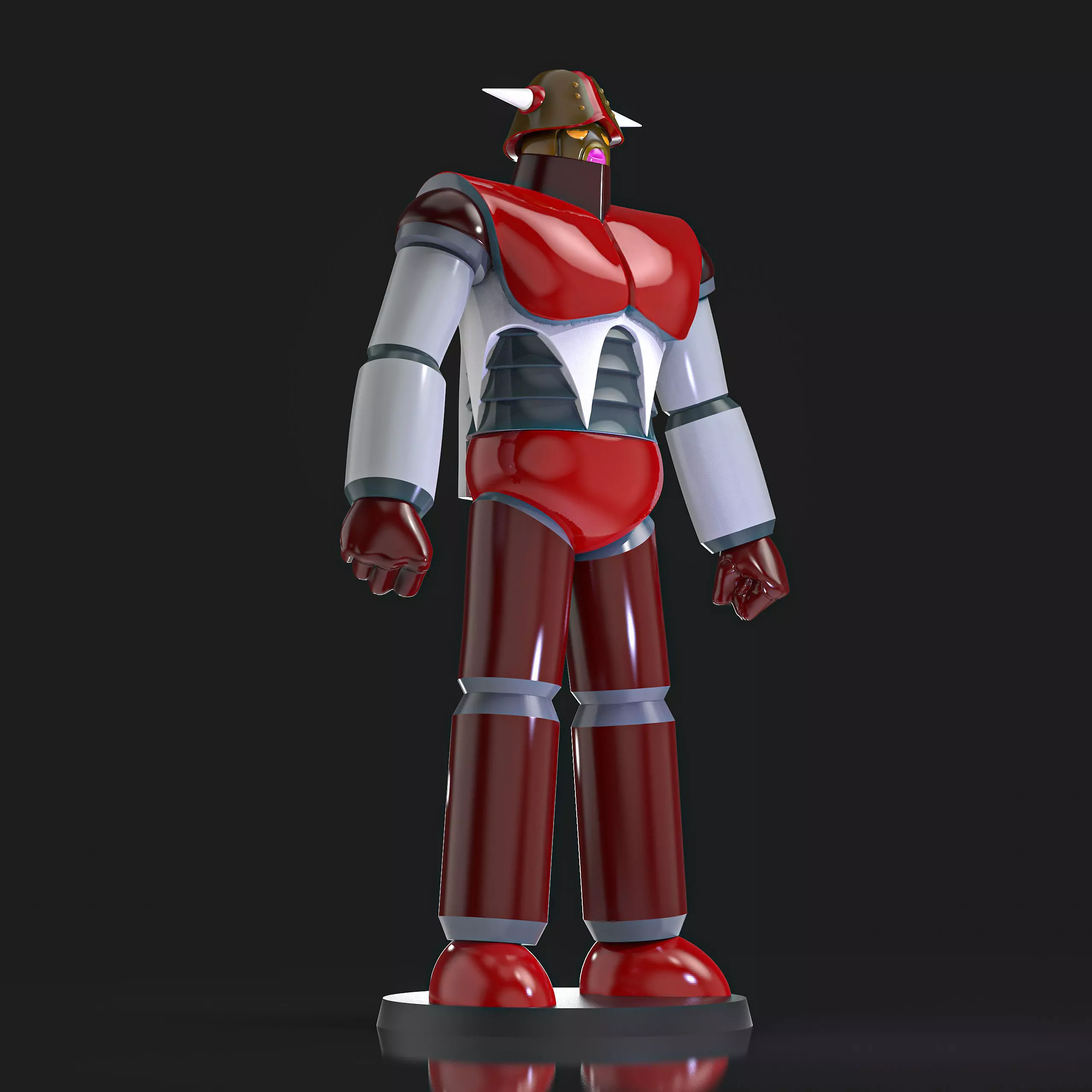 Balmos Q Mazinger Z 3D print model_1
