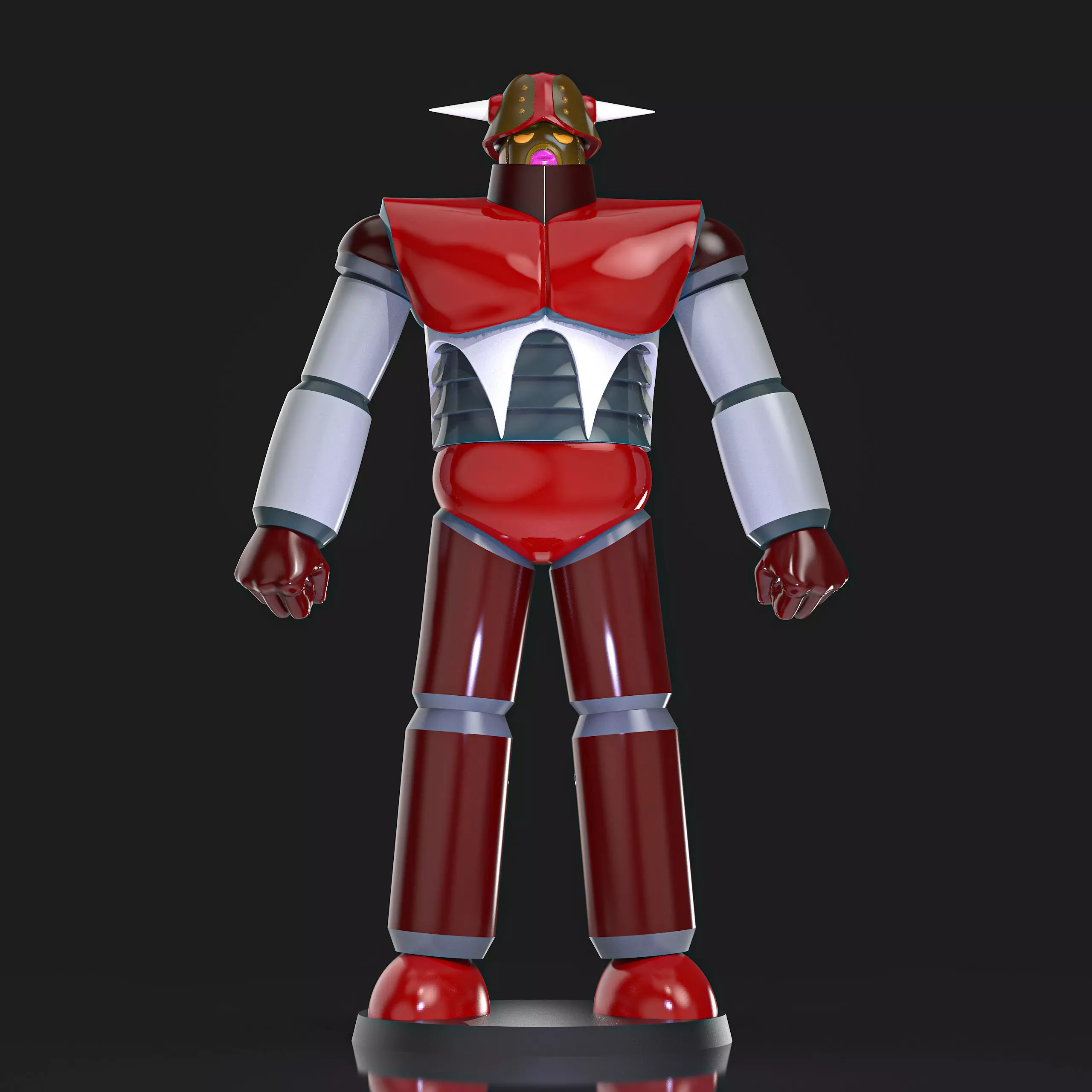 Balmos Q Mazinger Z 3D print model_7