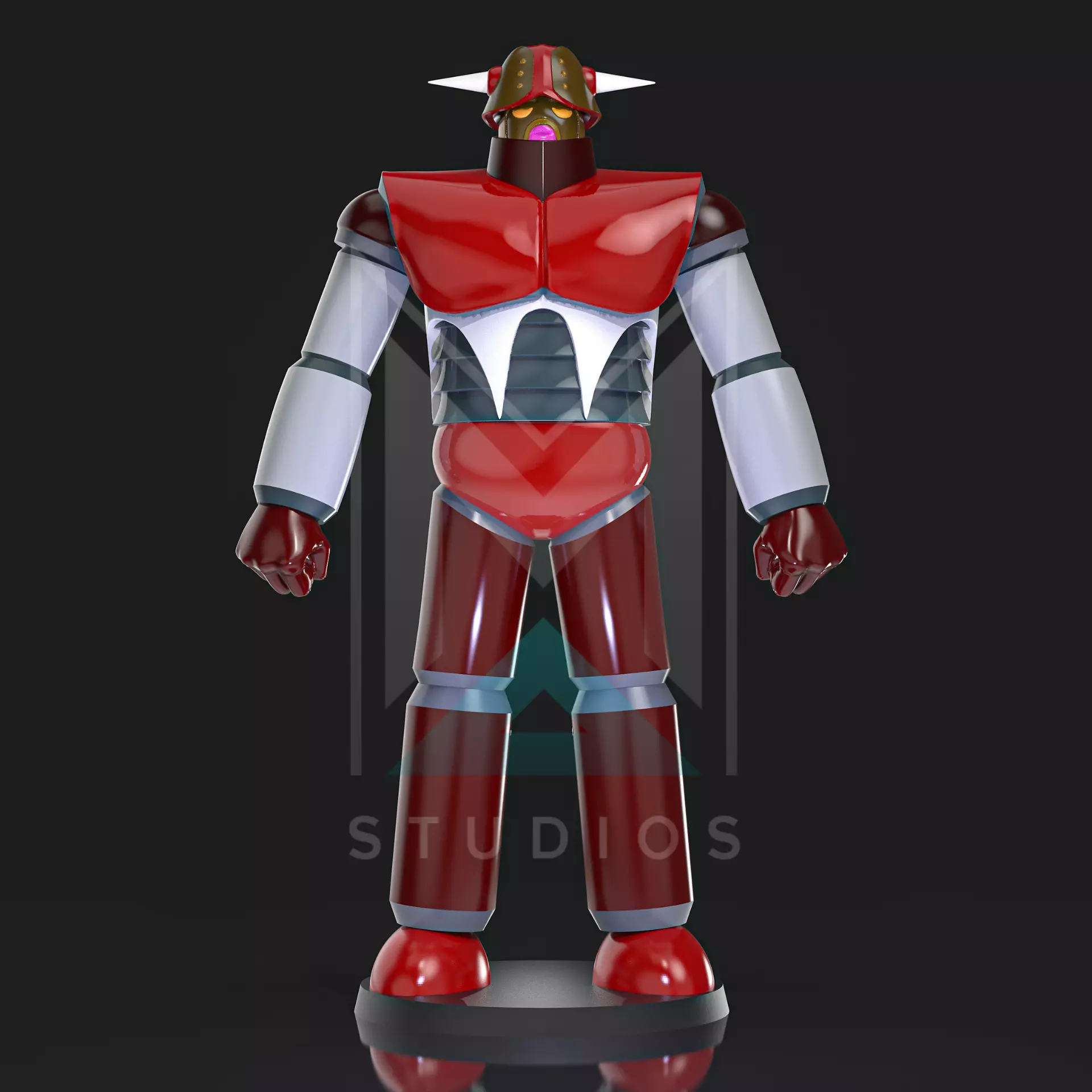 Balmos Q Mazinger Z 3D print model_0