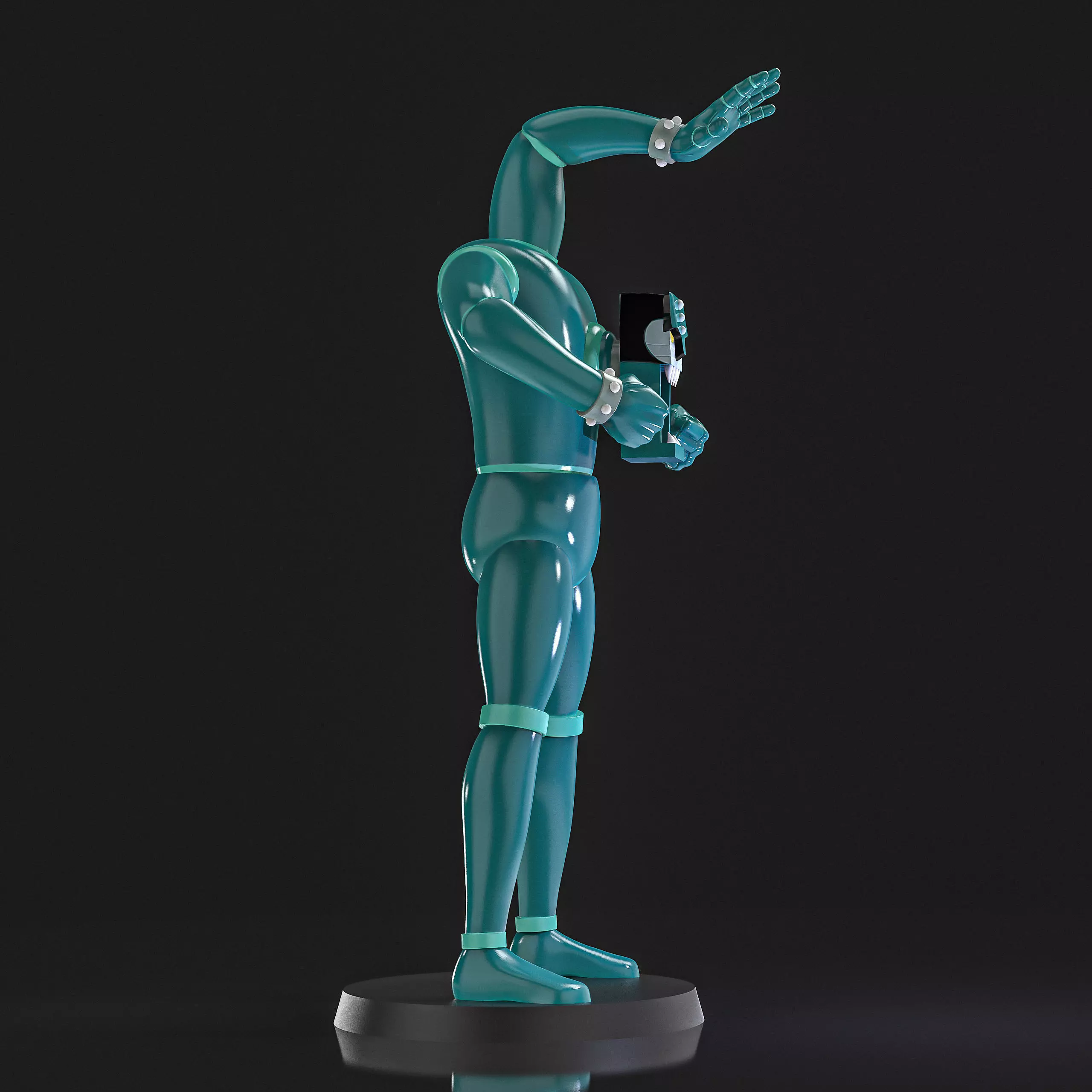 Triple L5 Mazinger Z 3D print model_4