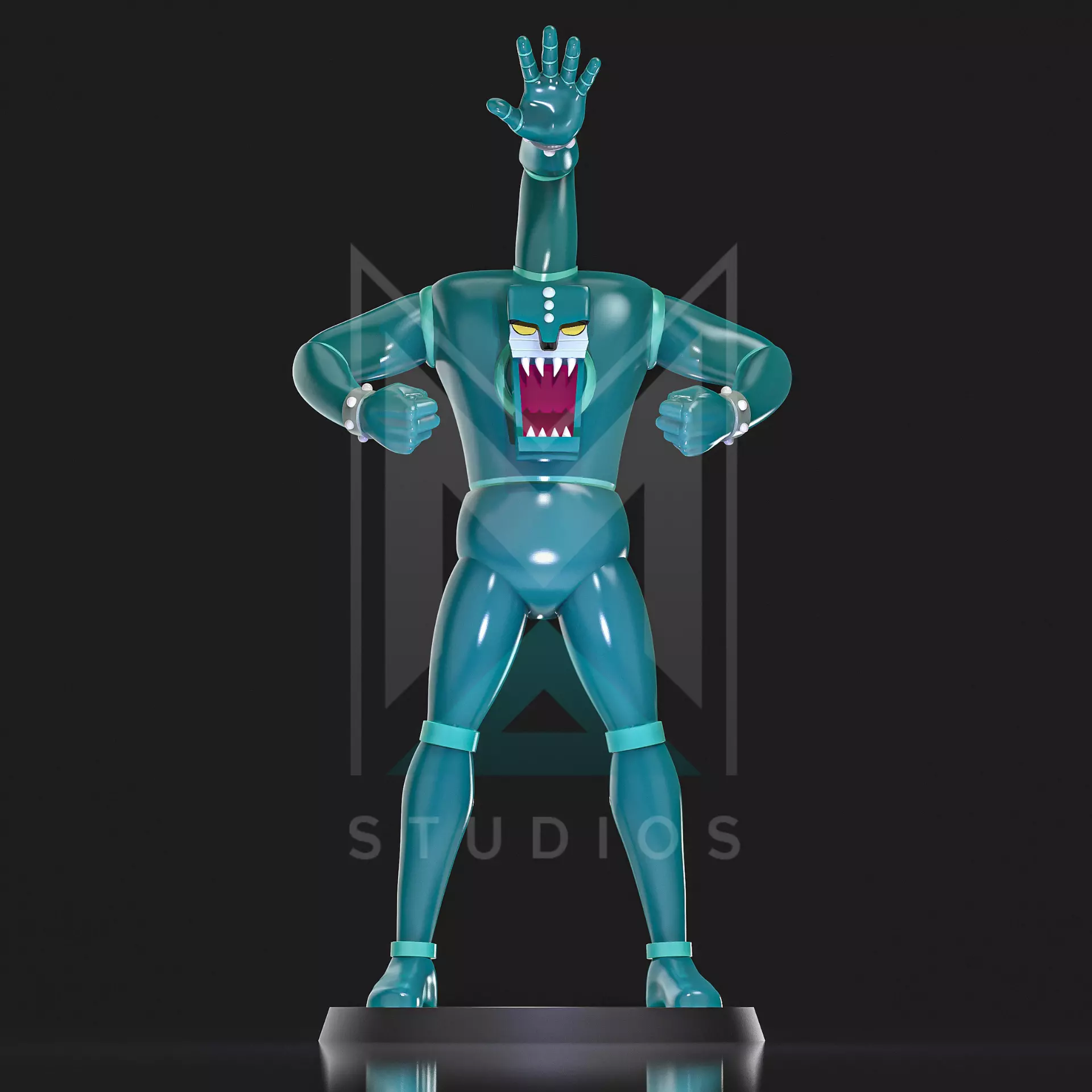 Triple L5 Mazinger Z 3D print model_0