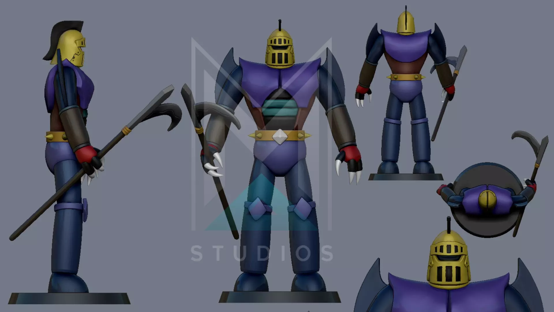 Nitan Q3 Mazinger Z 3D print model_1