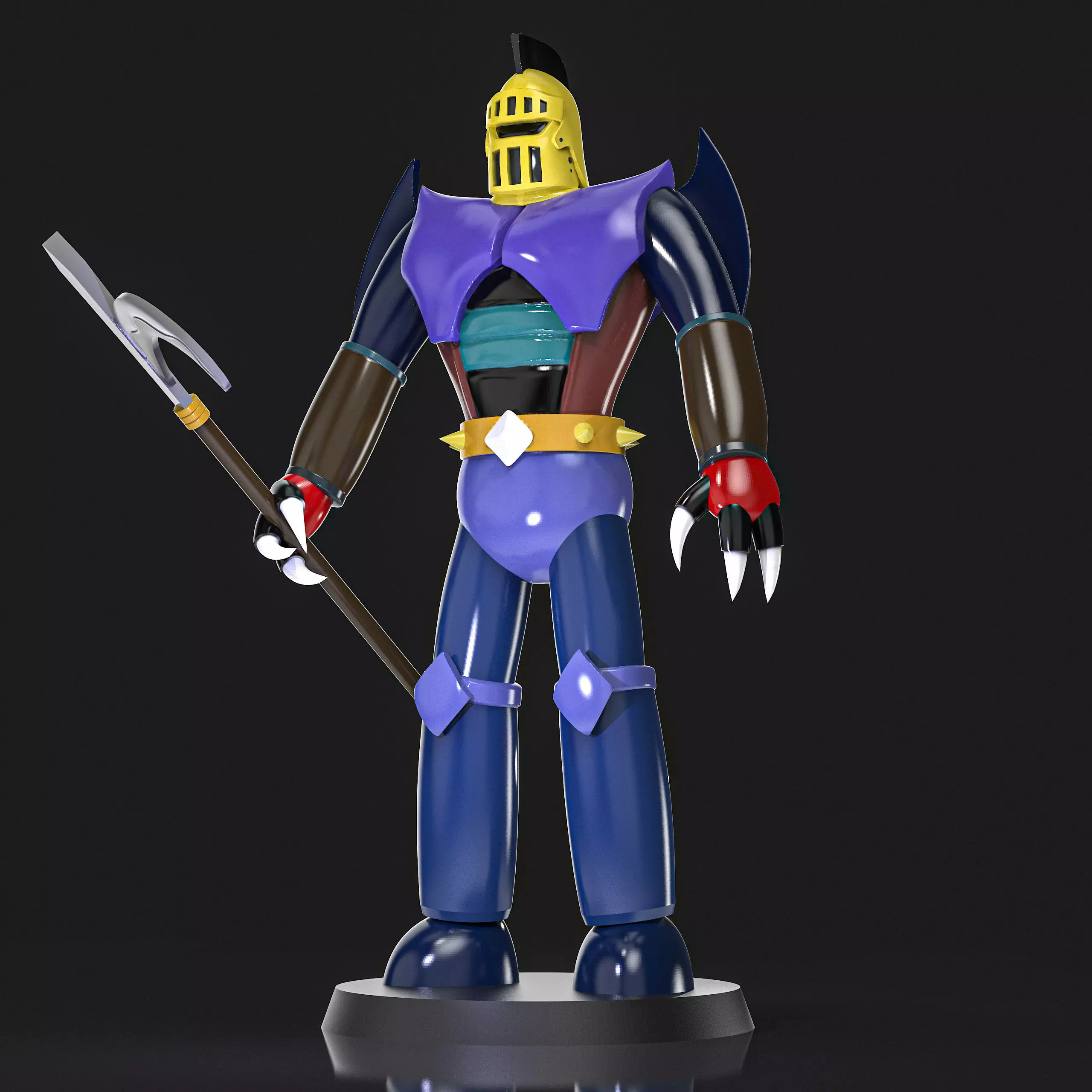 Nitan Q3 Mazinger Z 3D print model_4