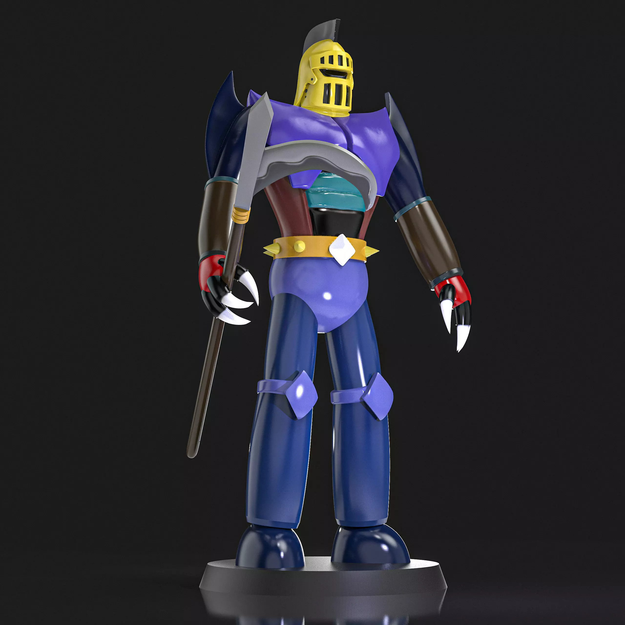 Nitan Q3 Mazinger Z 3D print model_3