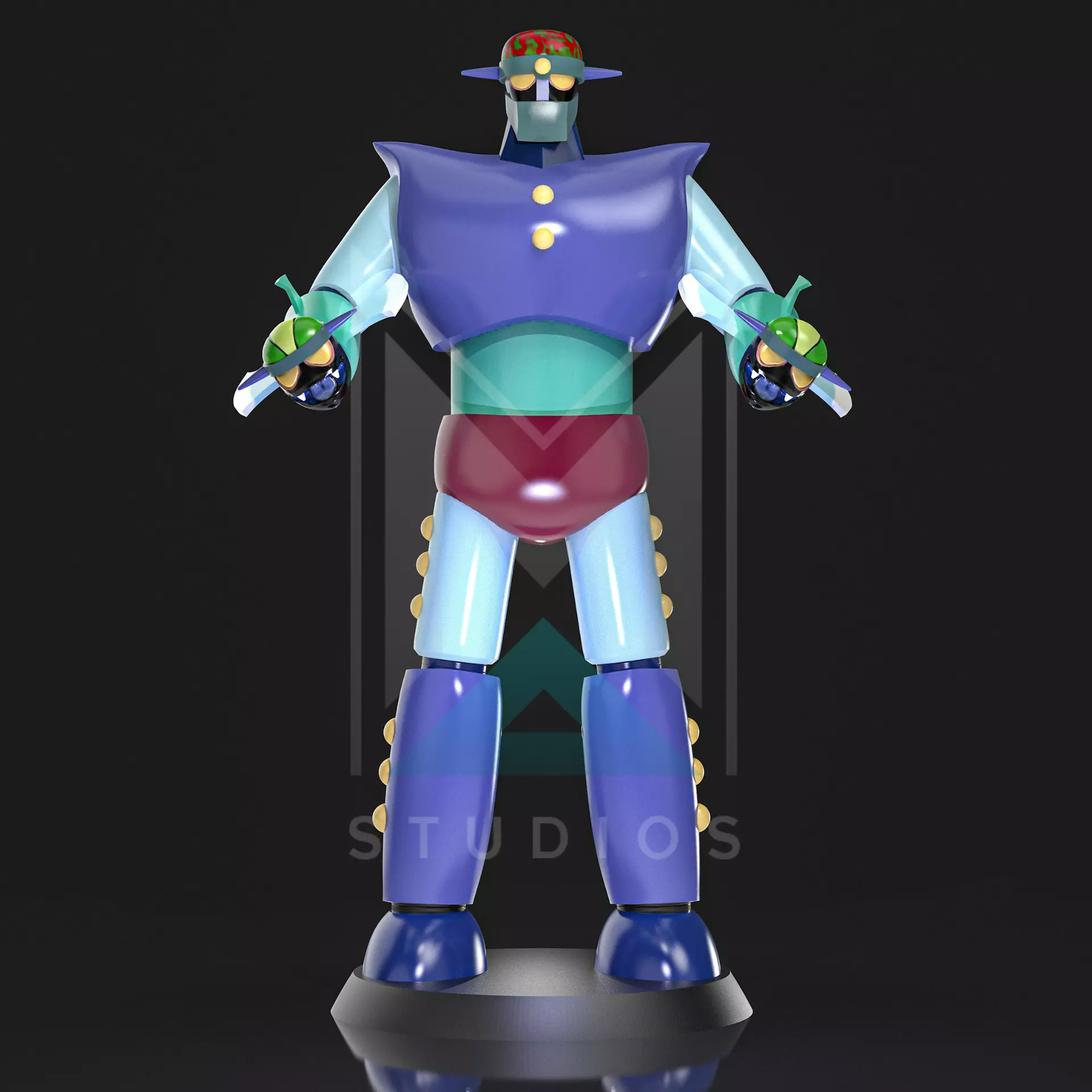 Marion P3 Mazinger Z 3D print model_0