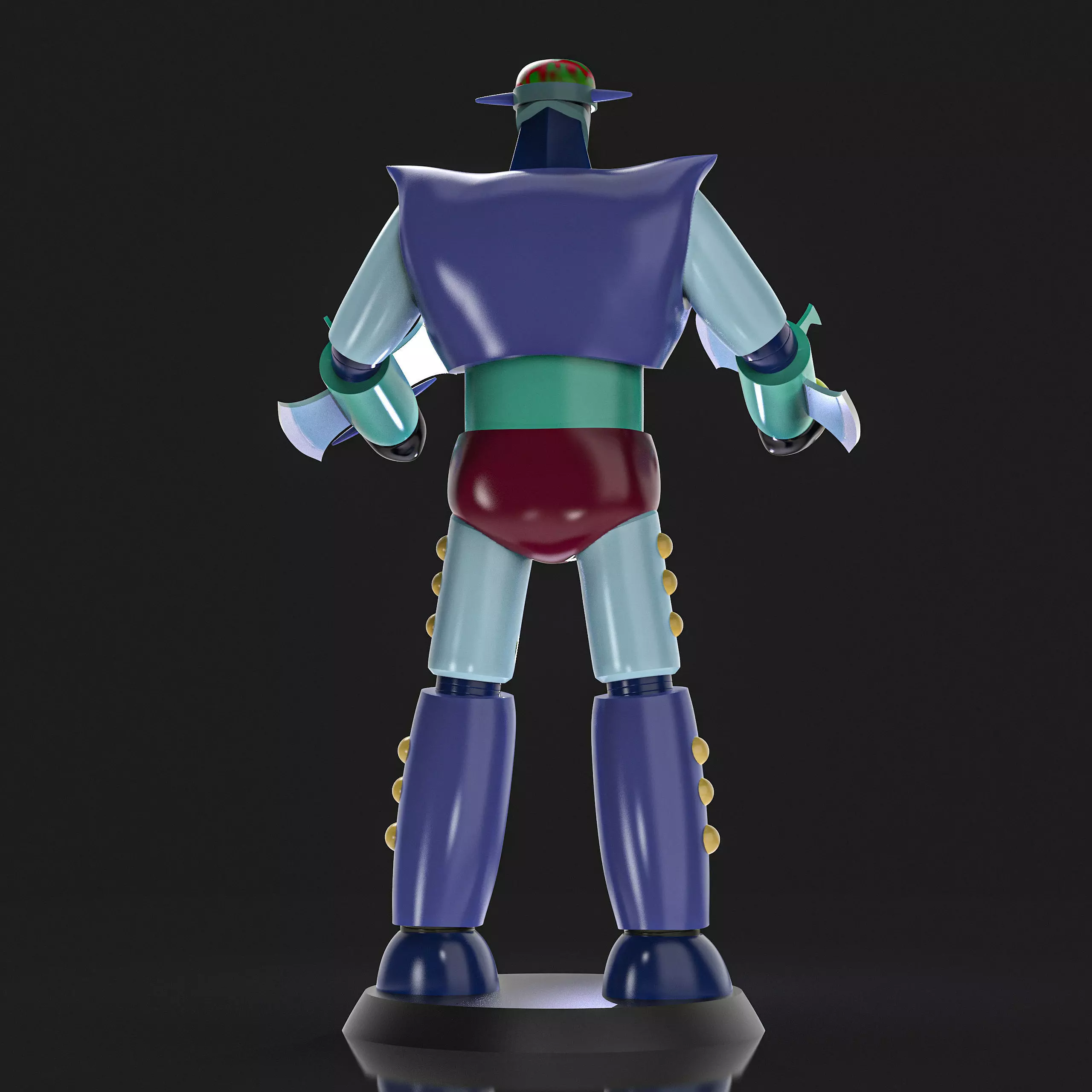 Marion P3 Mazinger Z 3D print model_4