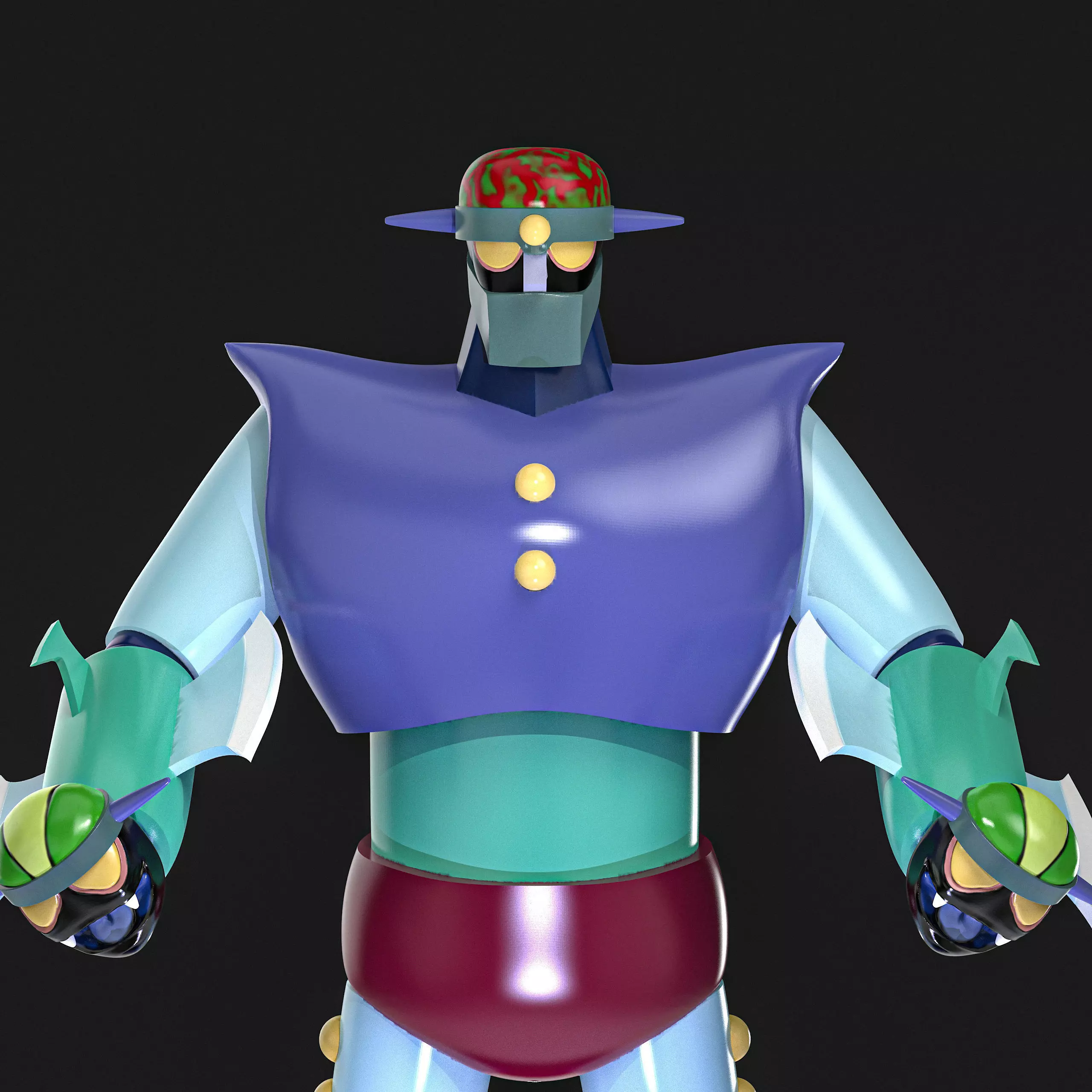 Marion P3 Mazinger Z 3D print model_5