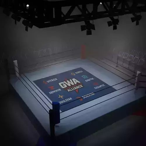 Pro wrestling ring