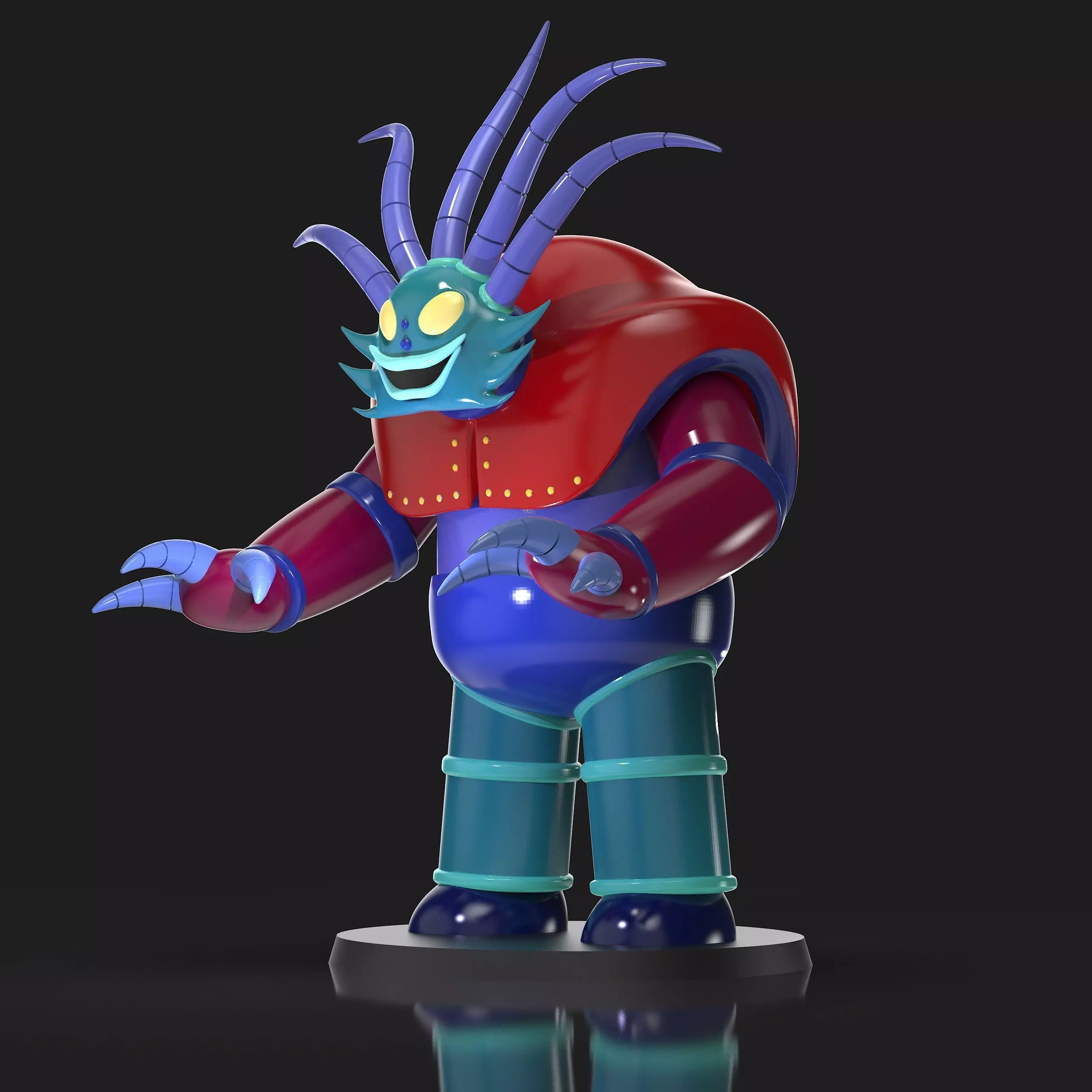 Mondos Q3 Mazinger Z 3D print model_3