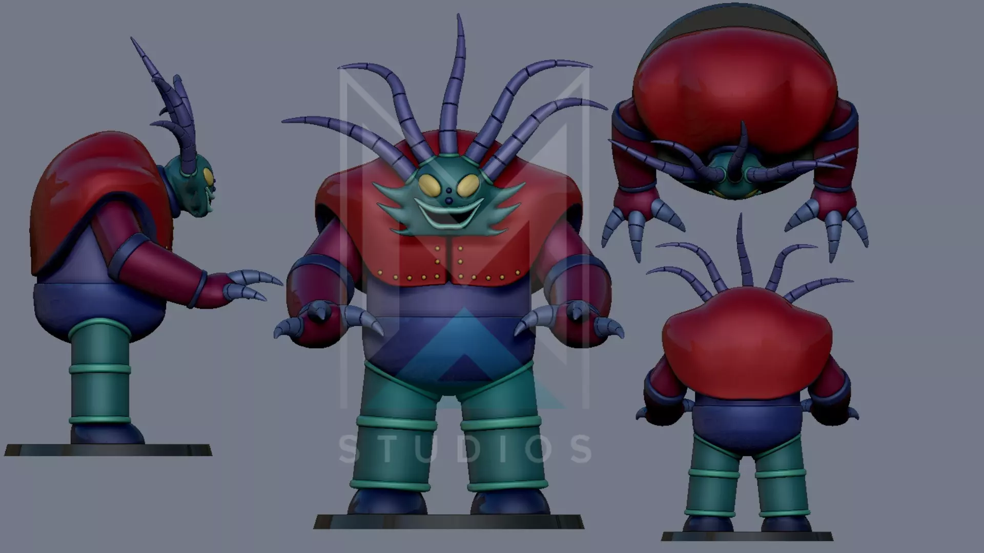 Mondos Q3 Mazinger Z 3D print model_1