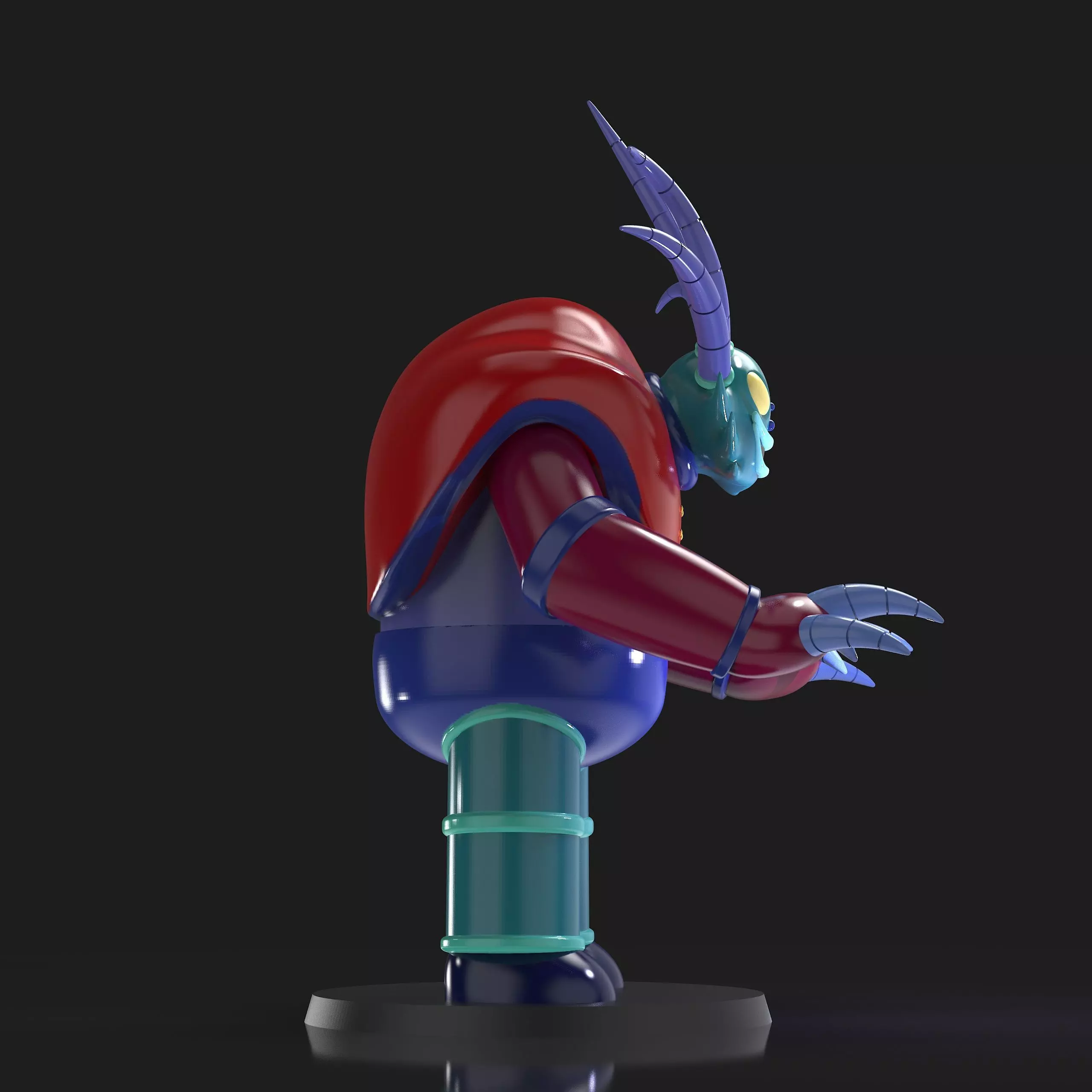 Mondos Q3 Mazinger Z 3D print model_6