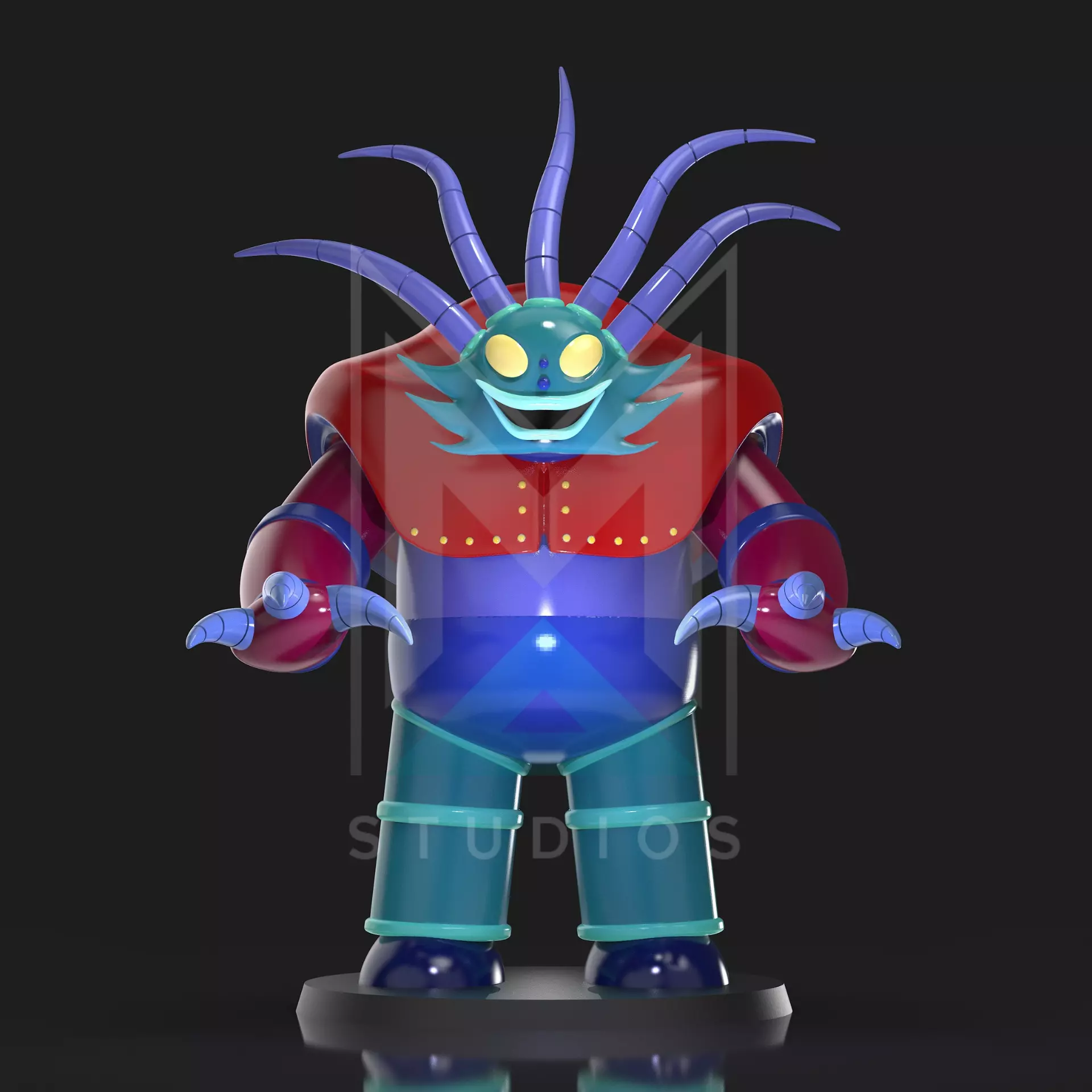 Mondos Q3 Mazinger Z 3D print model_0