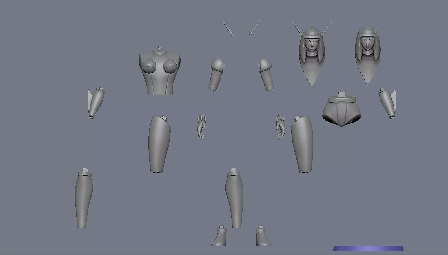 Venus A Mazinger Z 3D print model_4