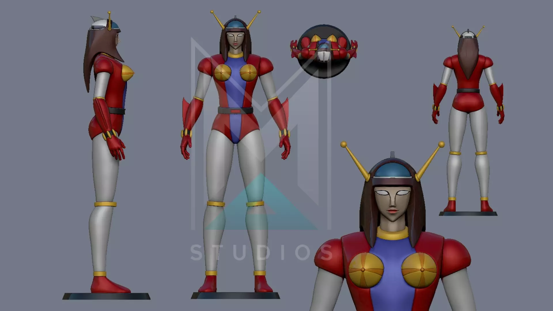 Venus A Mazinger Z 3D print model_1