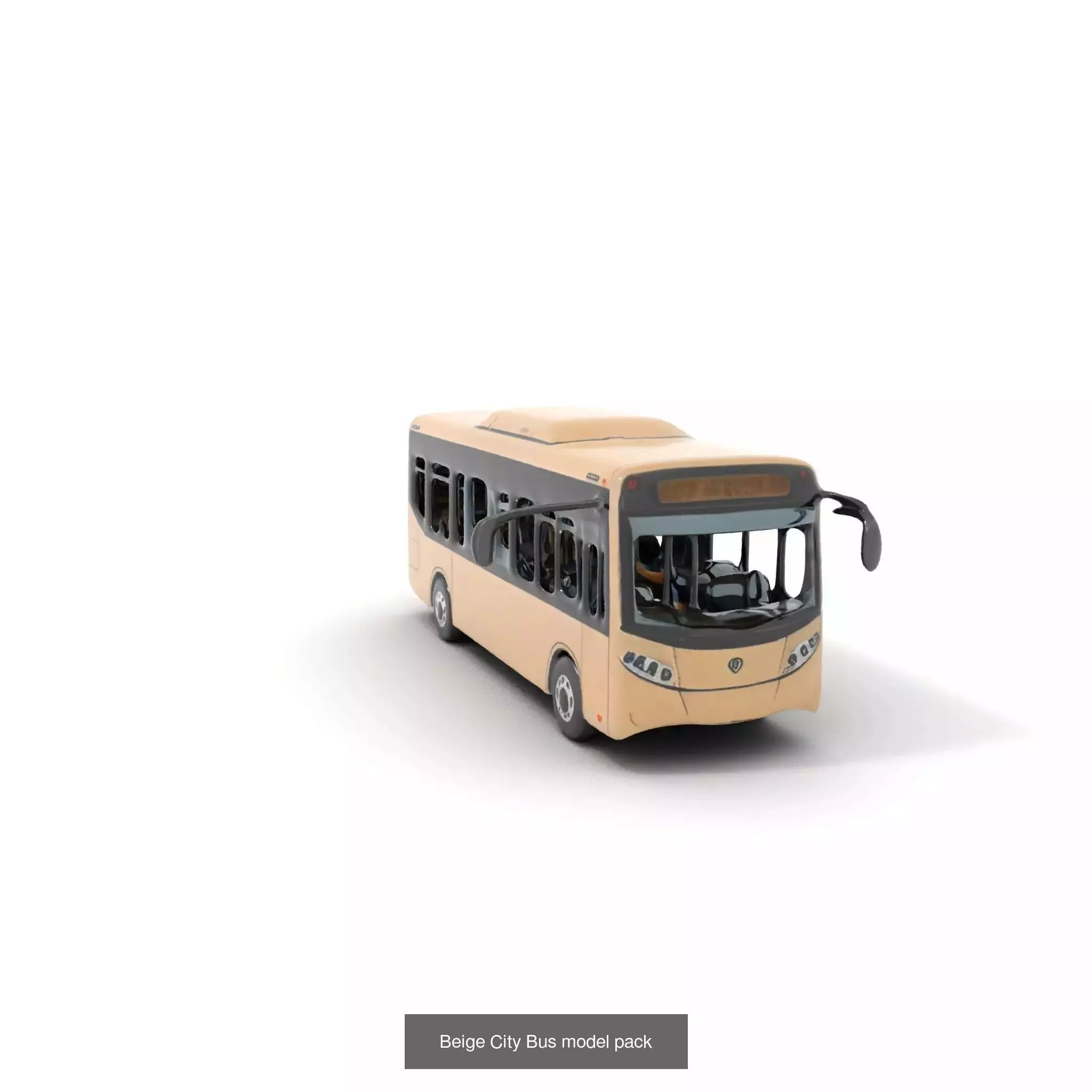 Futuristic Urban Buses Pack 3D Model Collection_59