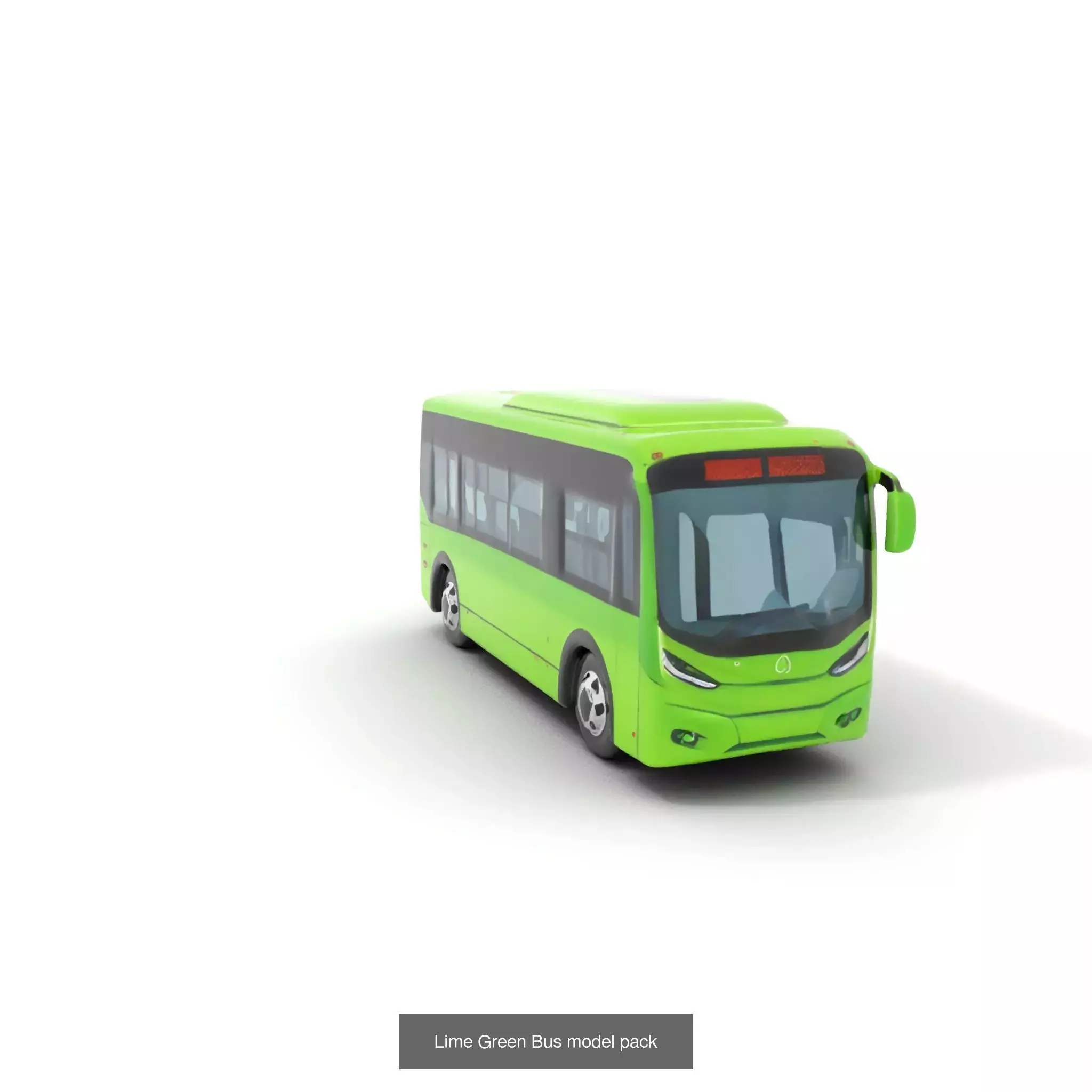 Futuristic Urban Buses Pack 3D Model Collection_38