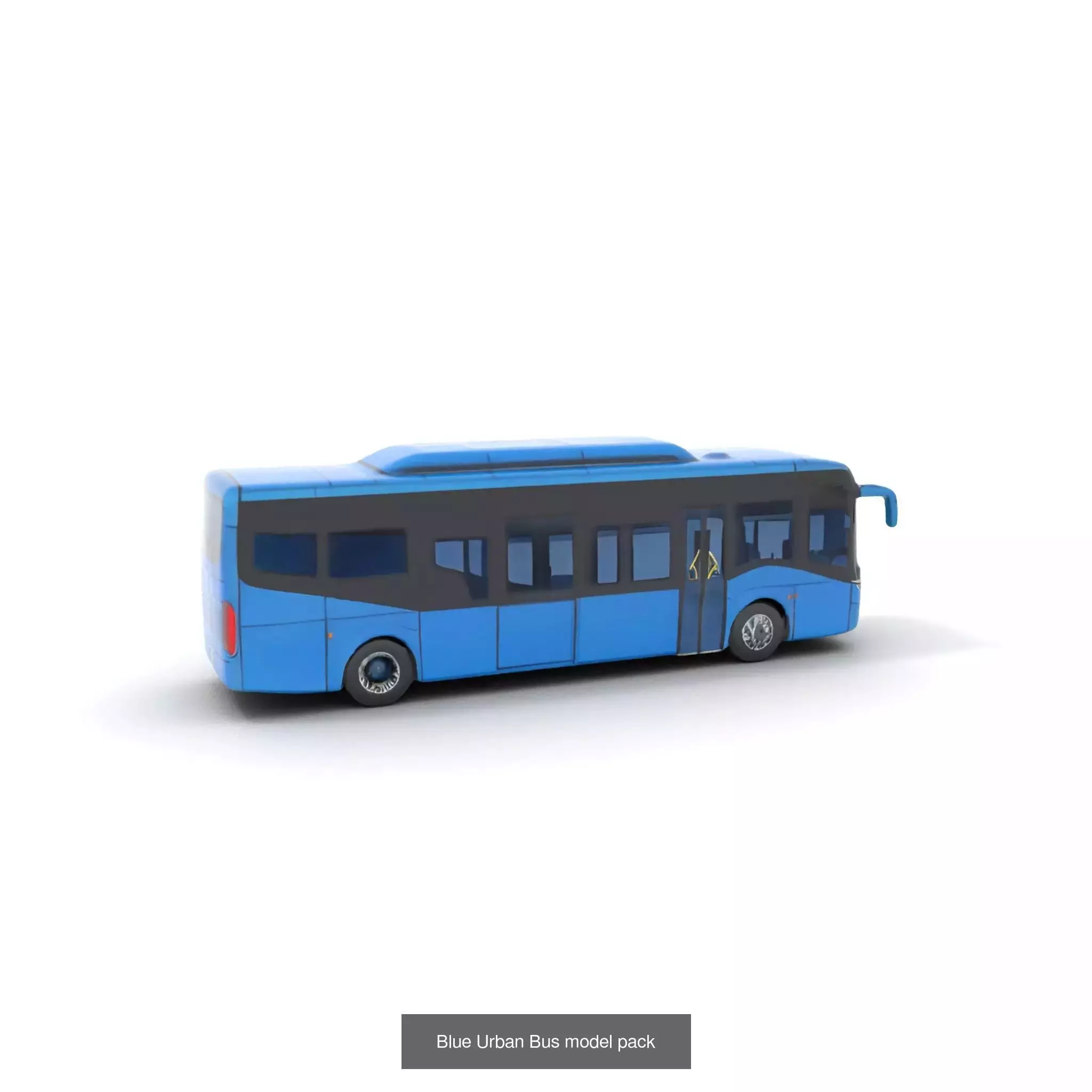 Futuristic Urban Buses Pack 3D Model Collection_55