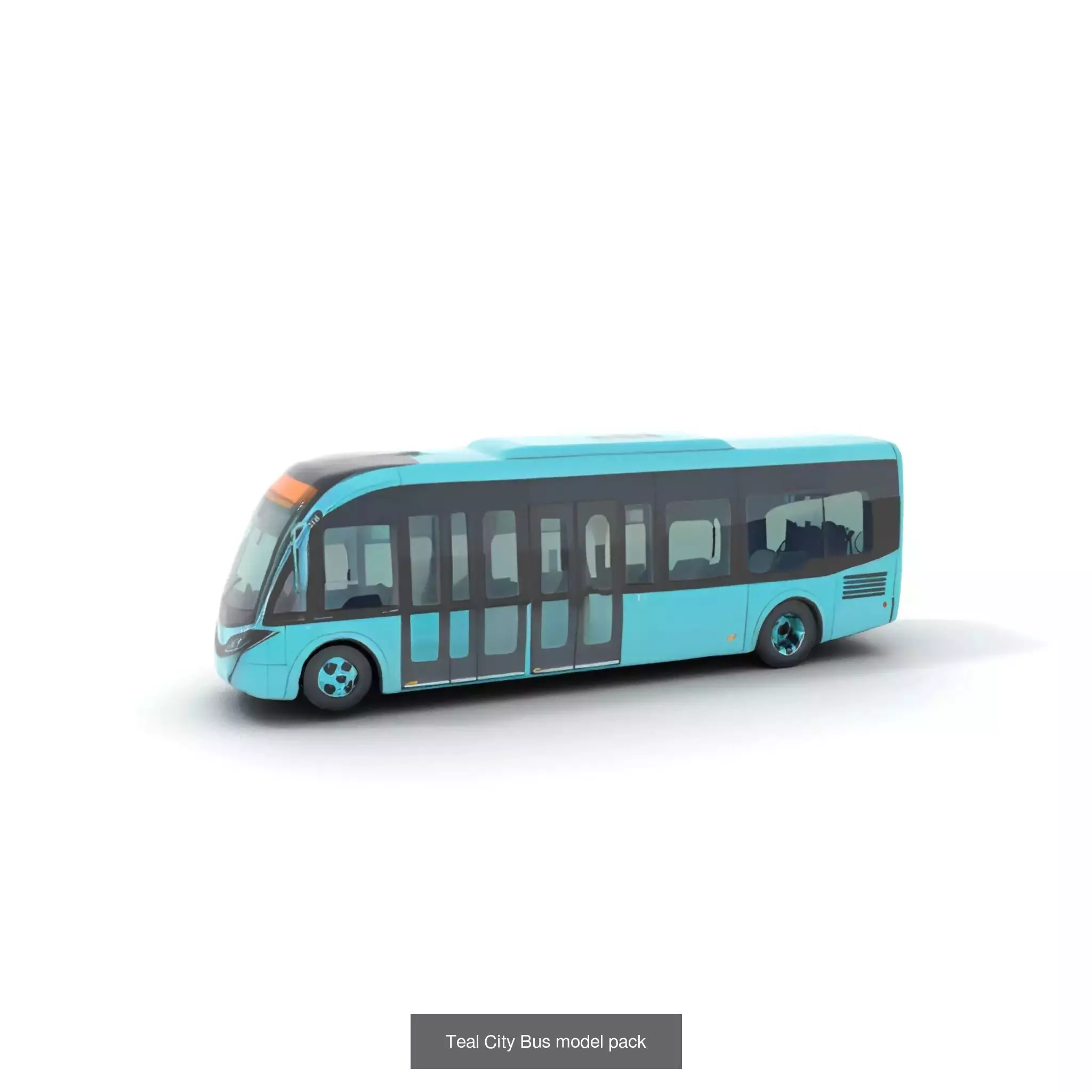 Futuristic Urban Buses Pack 3D Model Collection_52