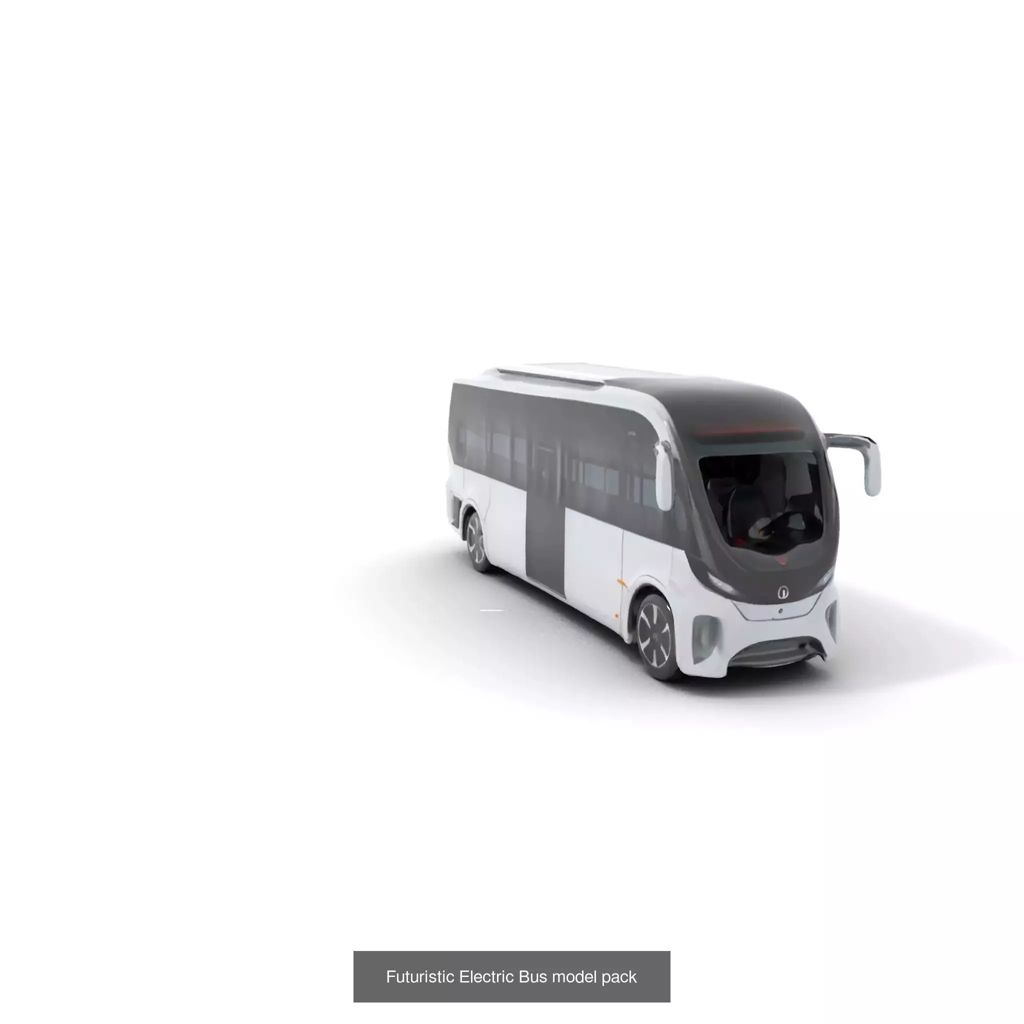 Futuristic Urban Buses Pack 3D Model Collection_53