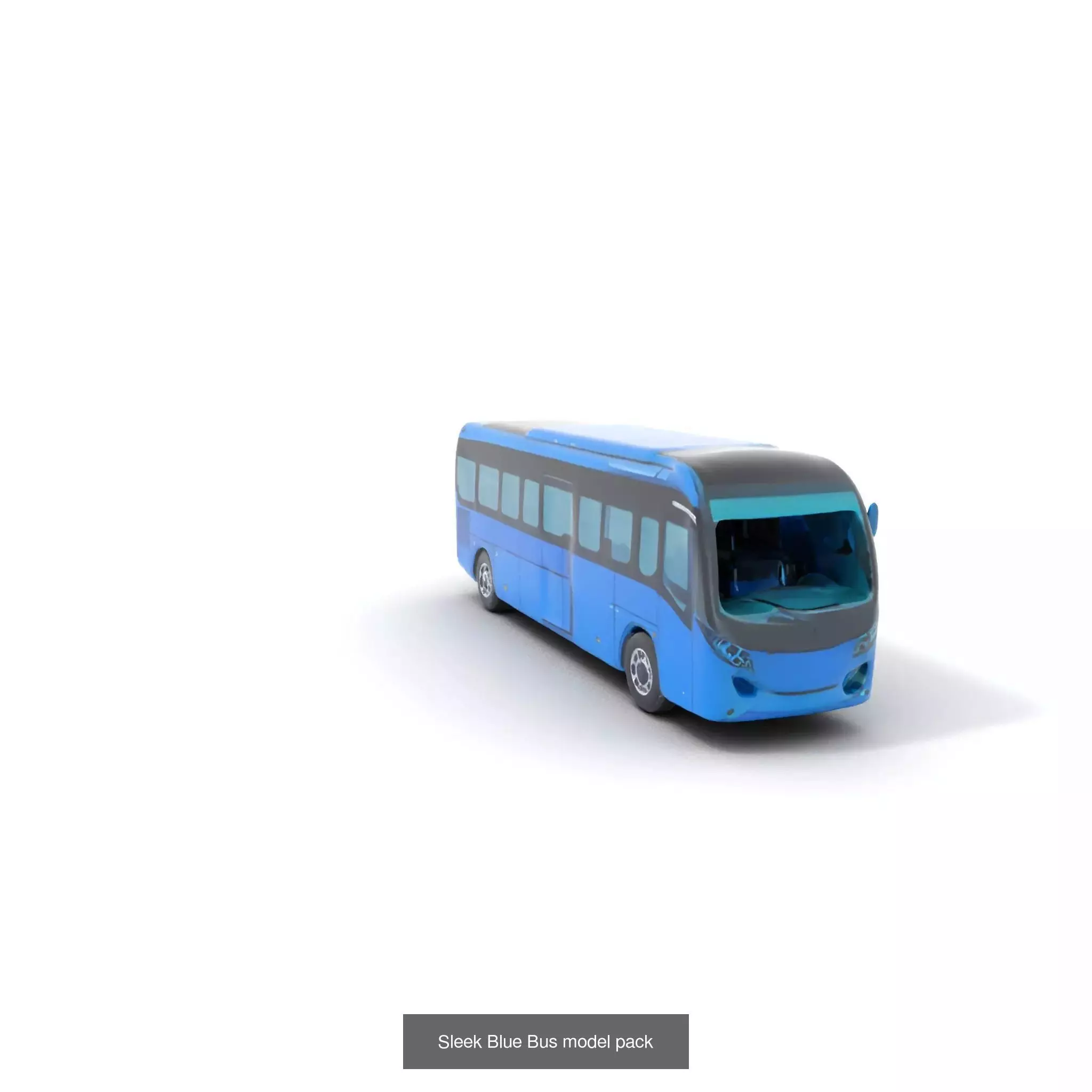 Futuristic Urban Buses Pack 3D Model Collection_43
